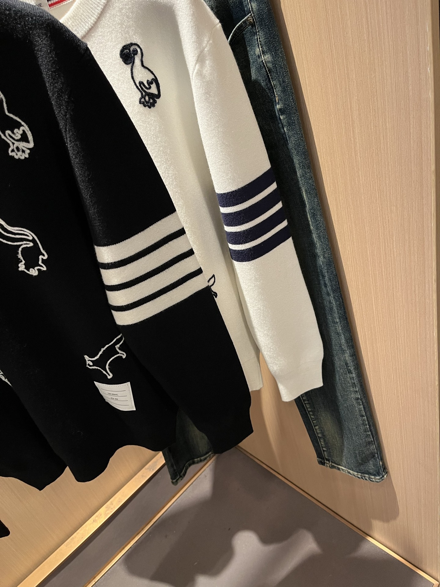 ThomBrow*e汤姆*朗2025秋冬新款男女同款👫针织羊毛衫，今年的专柜新品，男女同款👫超软羊毛面料