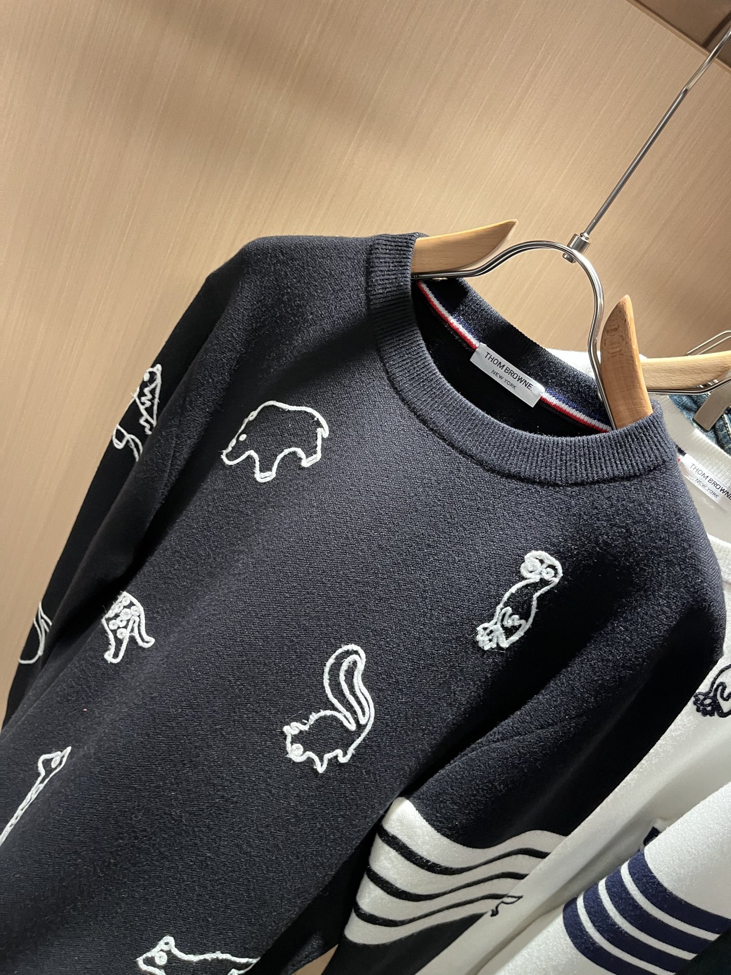 ThomBrow*e汤姆*朗2025秋冬新款男女同款👫针织羊毛衫，今年的专柜新品，男女同款👫超软羊毛面料