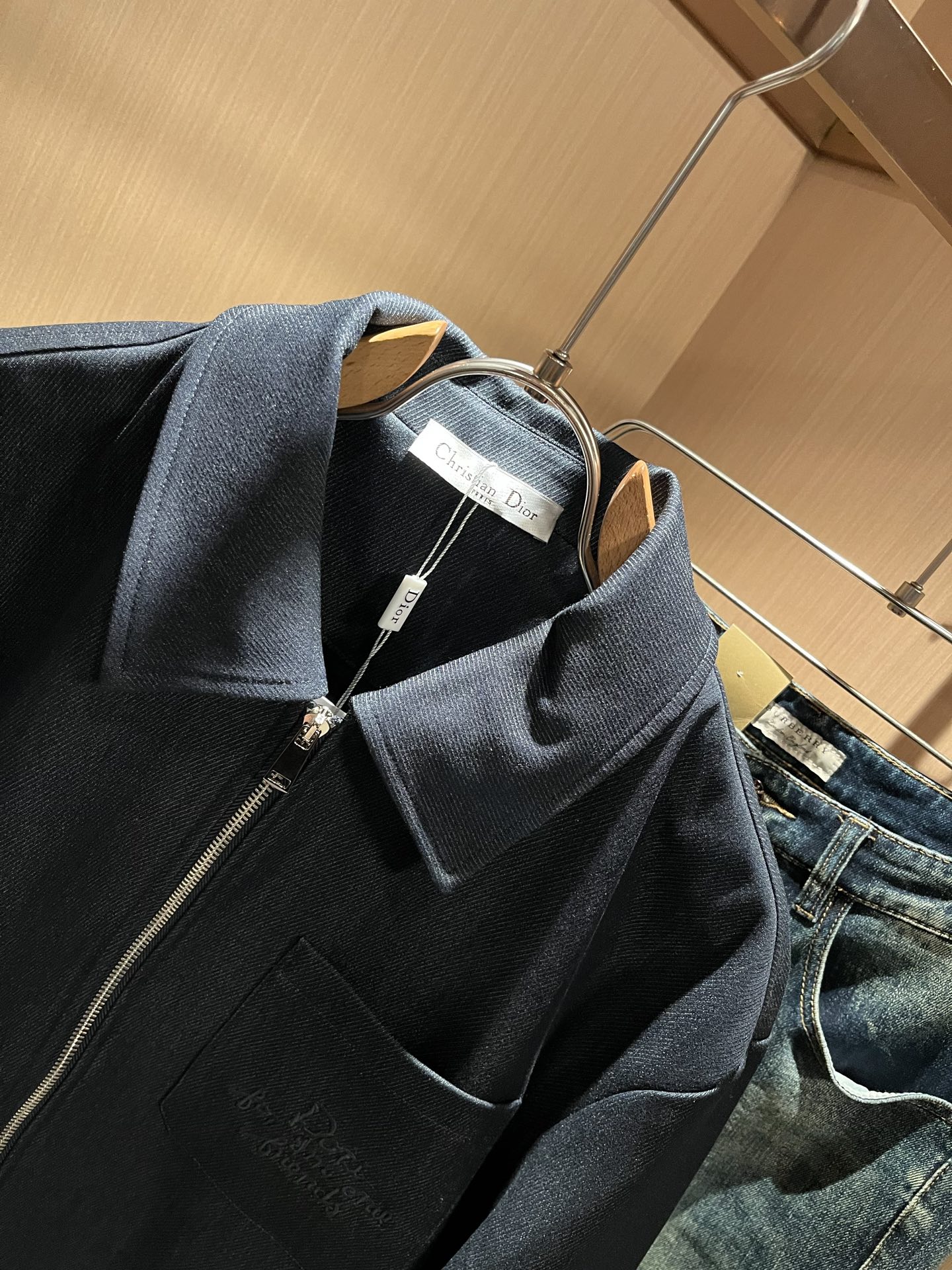 Dio*r迪*奥 2025秋冬男士休闲夹克外套，最新时尚休闲拉链夹克，贸易公司渠道稀出，同步官网发售，男