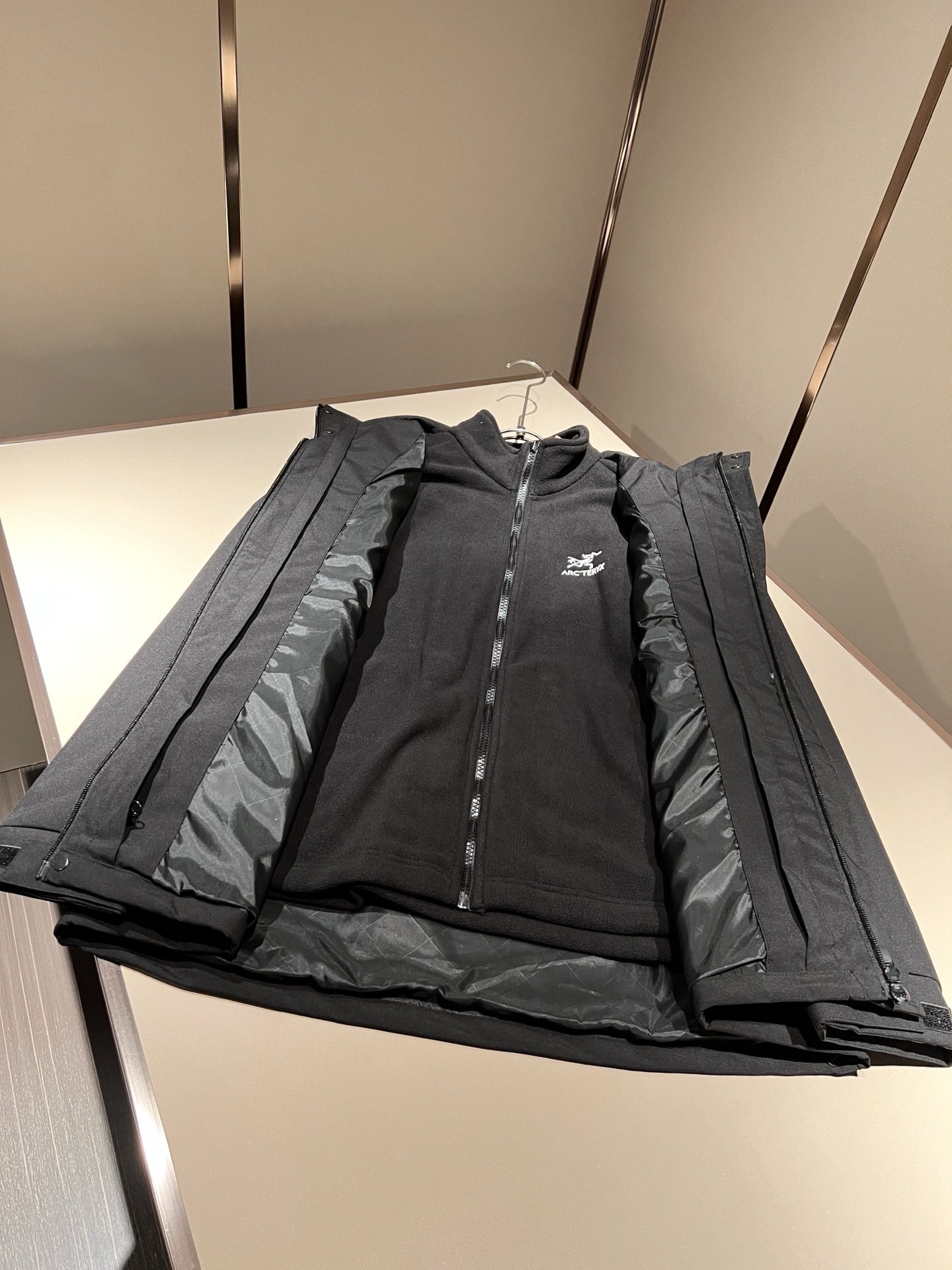 ARCTER*X始*祖鸟 ⚠️两件套！2025秋冬新款男士冲锋衣夹克外套，⚠️内胆摇粒绒拆卸一两穿！户外