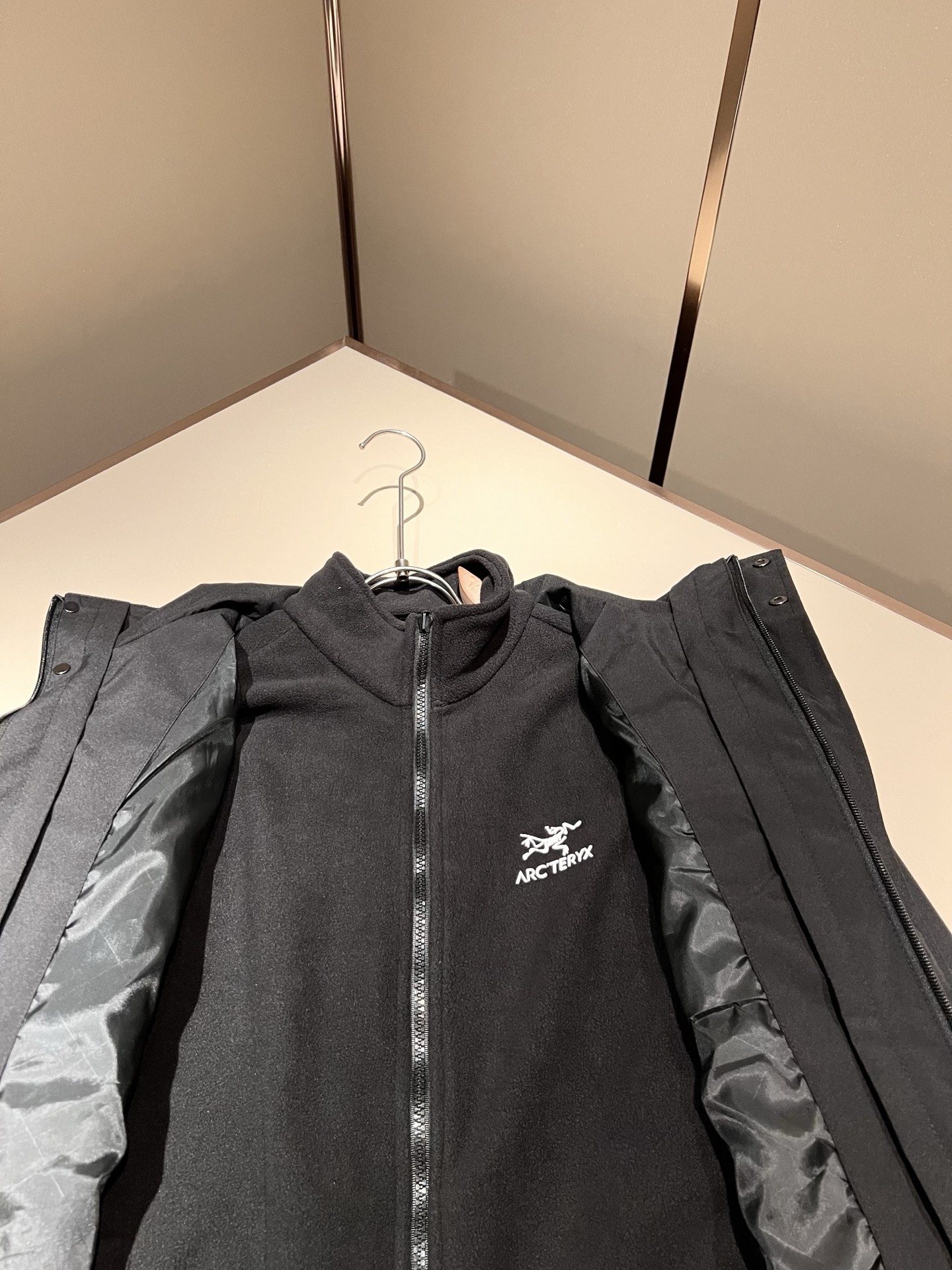 ARCTER*X始*祖鸟 ⚠️两件套！2025秋冬新款男士冲锋衣夹克外套，⚠️内胆摇粒绒拆卸一两穿！户外