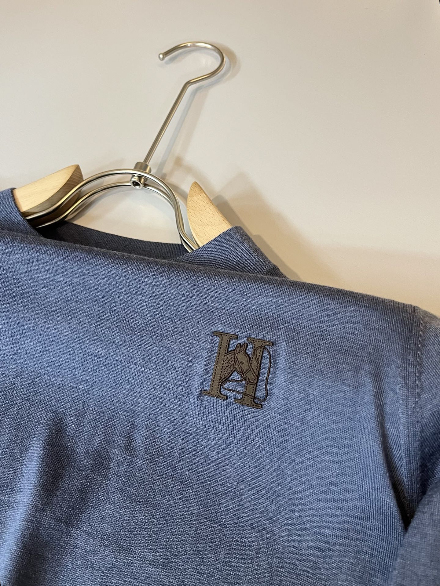 Her*mes爱*仕2025秋冬新款男士针织羊毛衫，全新升级百搭基础款，低调奢华，品格之选！甄选优质精选