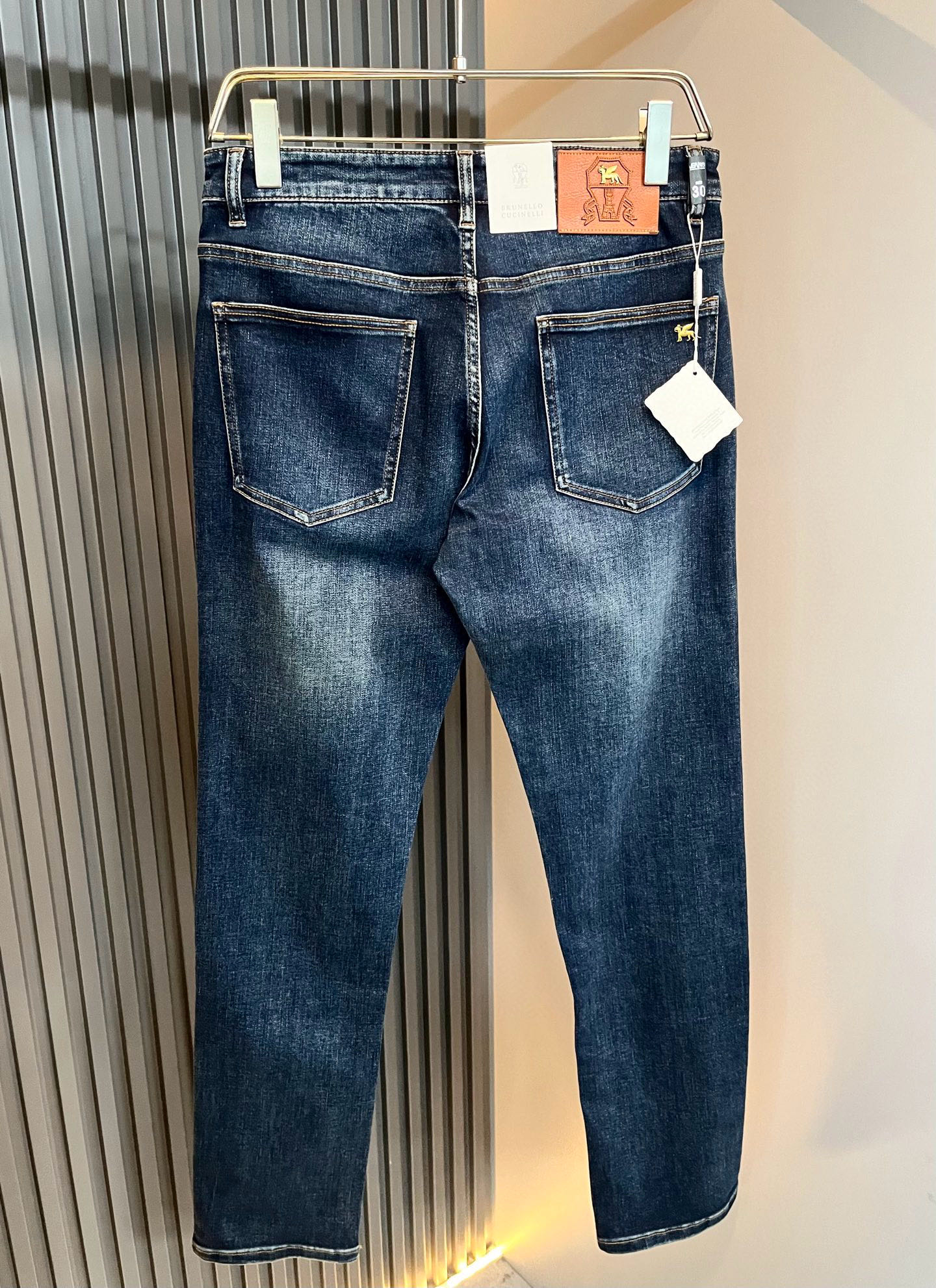 BC-Brunello Cucineli 2025秋冬新品男士时装款高端休闲牛仔裤，香港洋行渠道货，日本