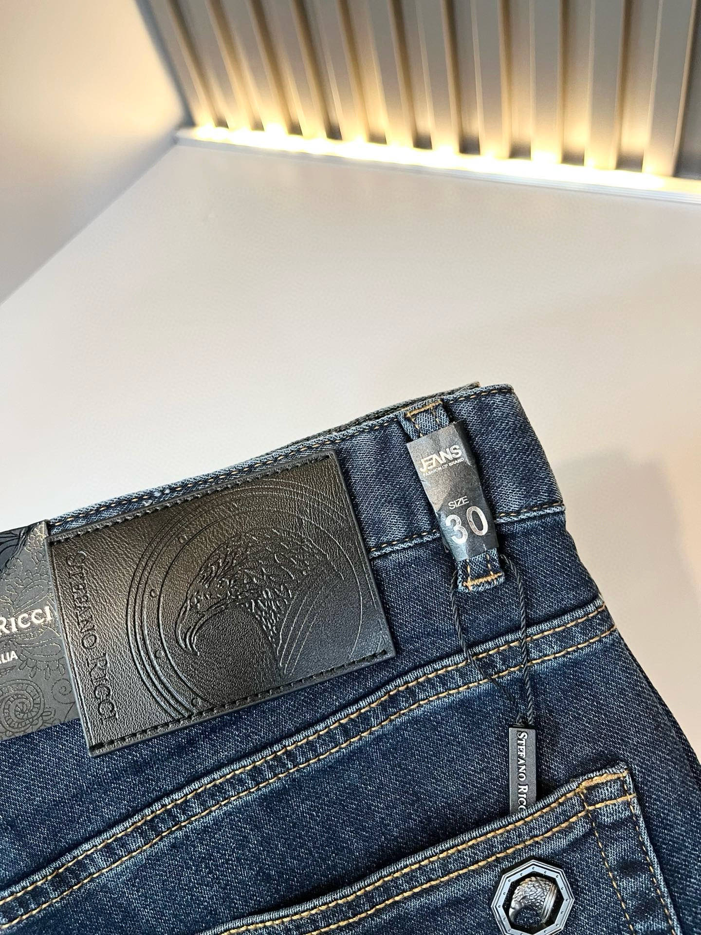 STEFANO RIC*I/史蒂芬.尼治 2025秋冬男士原单休闲牛仔裤，重磅推荐！品质“牛啤” 此款所