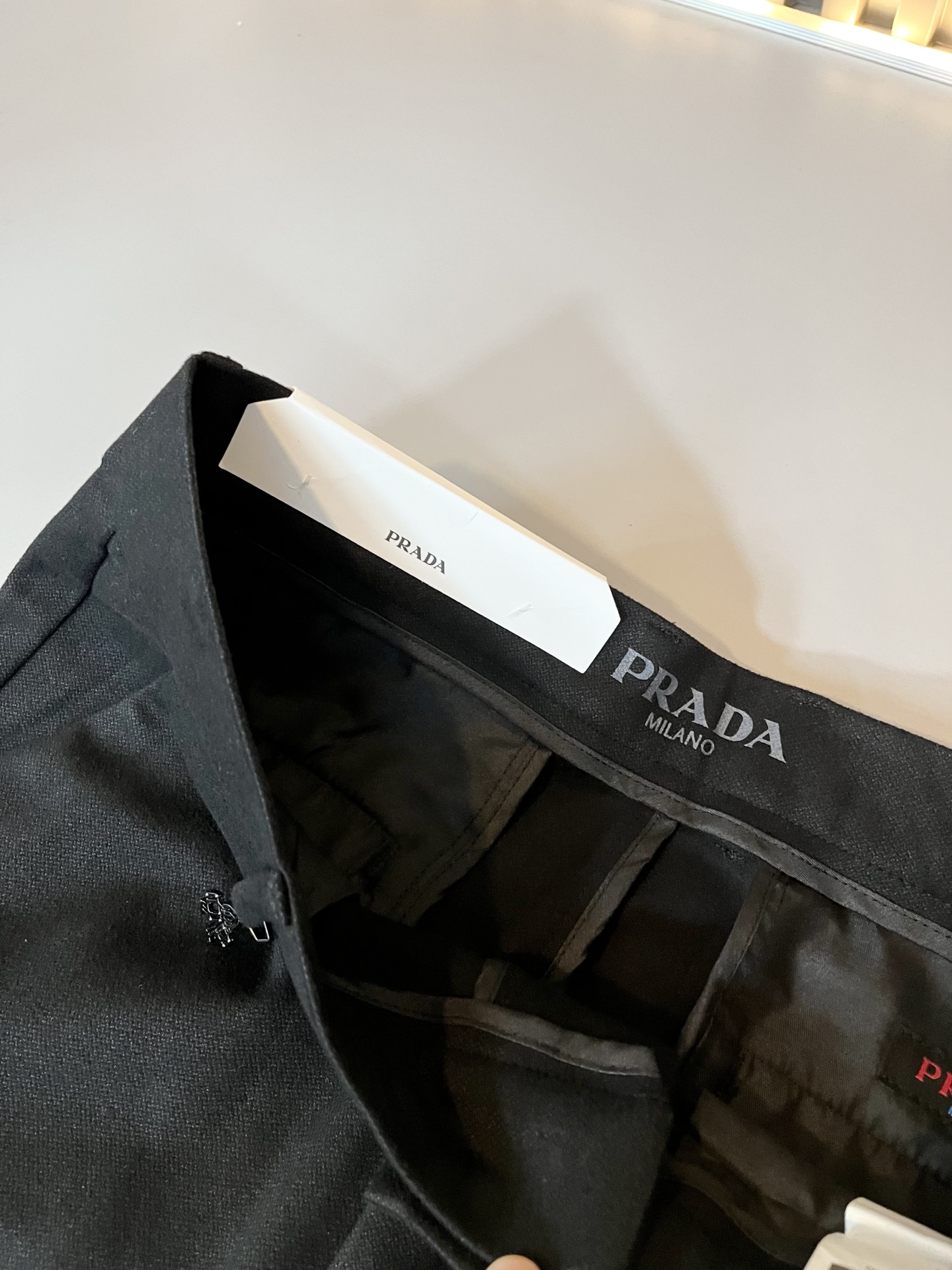 PRA*DA 普*达 2025秋冬新款羊绒西裤，男士经典商务休闲基础长裤西裤！贸易公司渠道稀出，领先官网