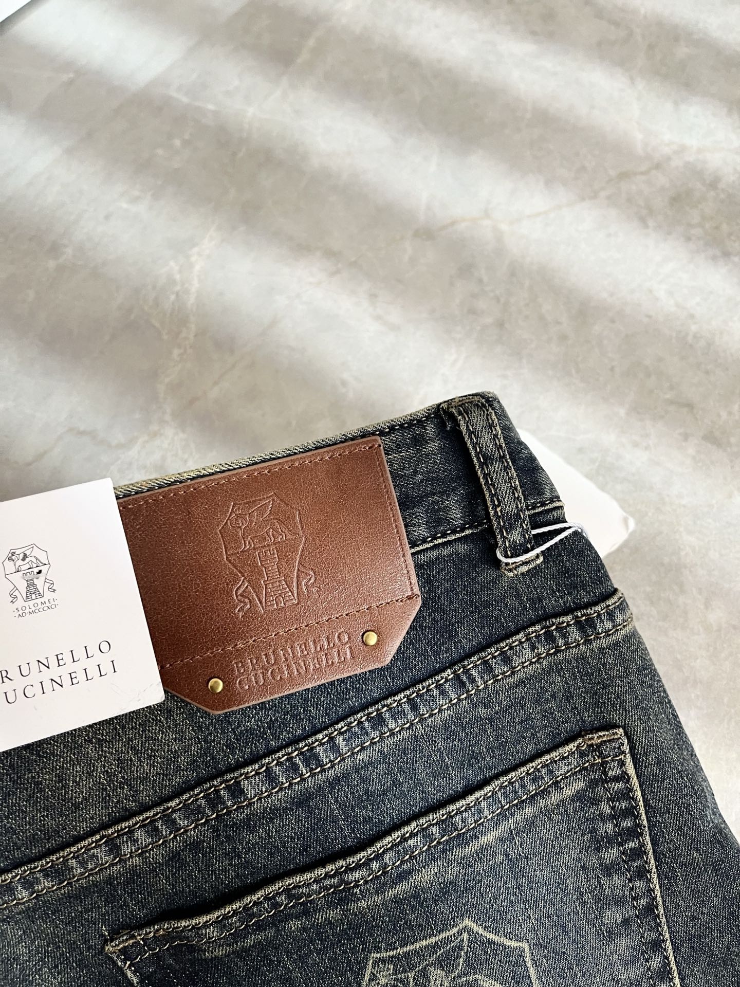 BC-Brunello Cucineli 2025秋冬新品男士时装款高端休闲牛仔裤，香港洋行渠道货，日本