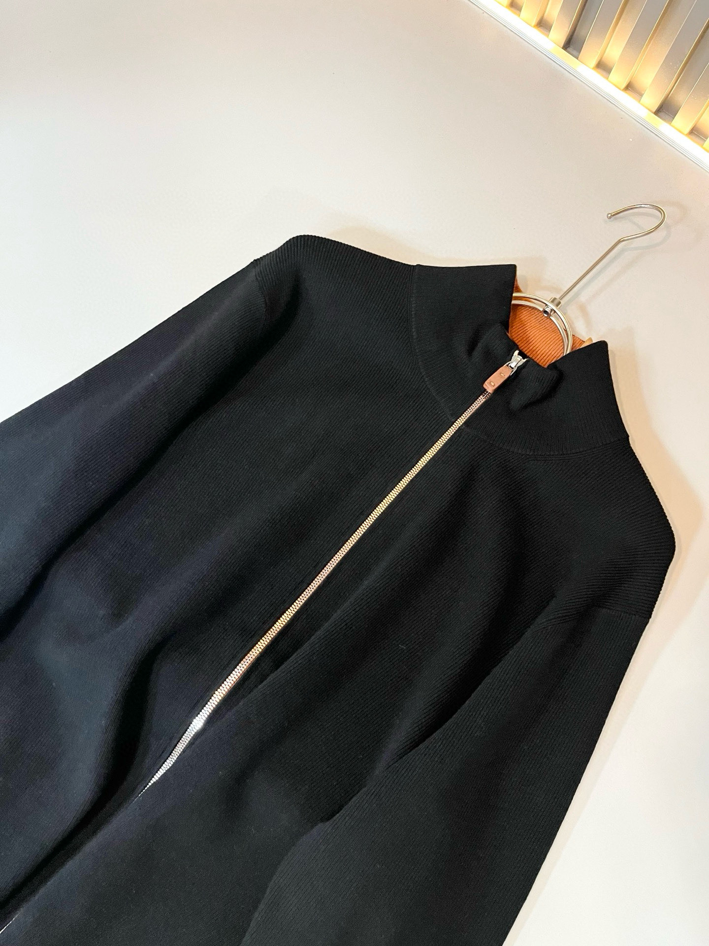 Ermenegildo Zeg*a杰*亚 2025秋冬新品男士休闲拉链针织羊毛衫，外贸公司订单！是杰尼亚