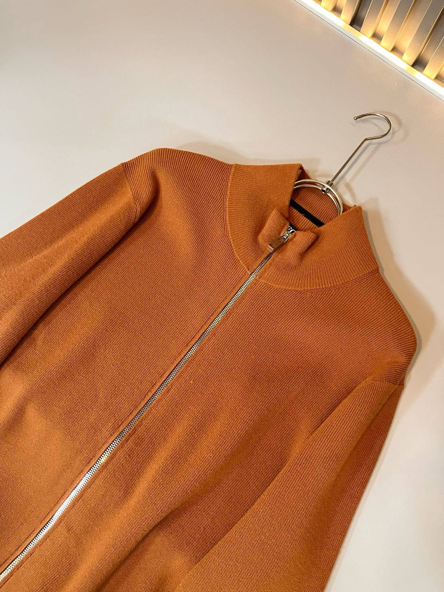 Ermenegildo Zeg*a杰*亚 2025秋冬新品男士休闲拉链针织羊毛衫，外贸公司订单！是杰尼亚