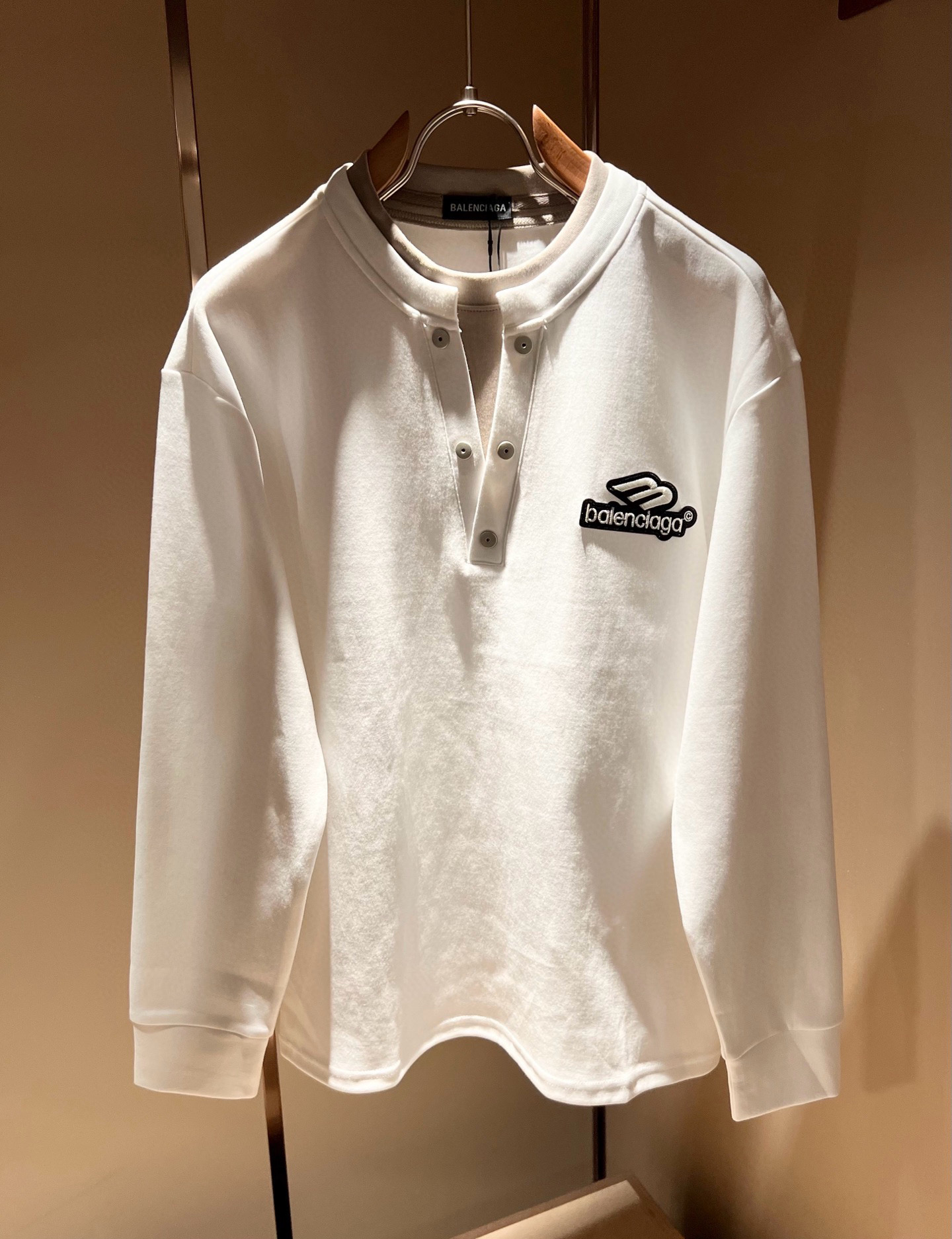 BALENCIA*巴黎*家 2025秋冬最新款百搭卫衣，男女同款👫❤️经典标志图案字母logo图案刺绣工