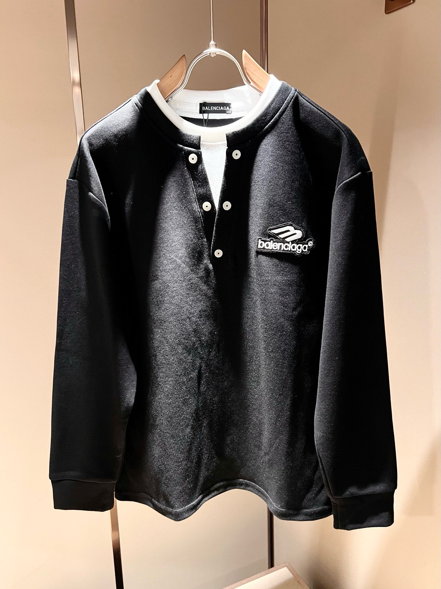 BALENCIA*巴黎*家 2025秋冬最新款百搭卫衣，男女同款👫❤️经典标志图案字母logo图案刺绣工