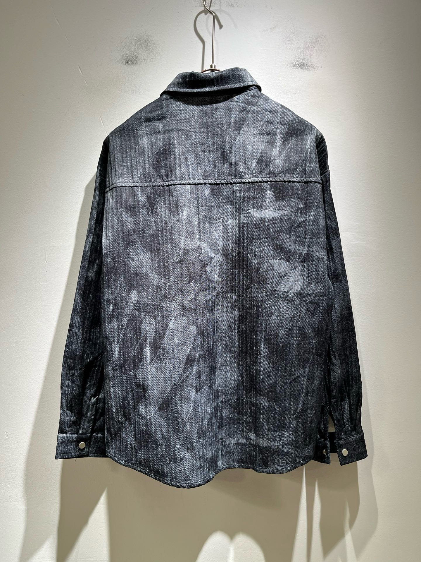 BALENCI*GA巴黎*家 2025秋冬新款男女同款👫衬衣，走秀图案印花时尚休闲衬衣，标志logo图案