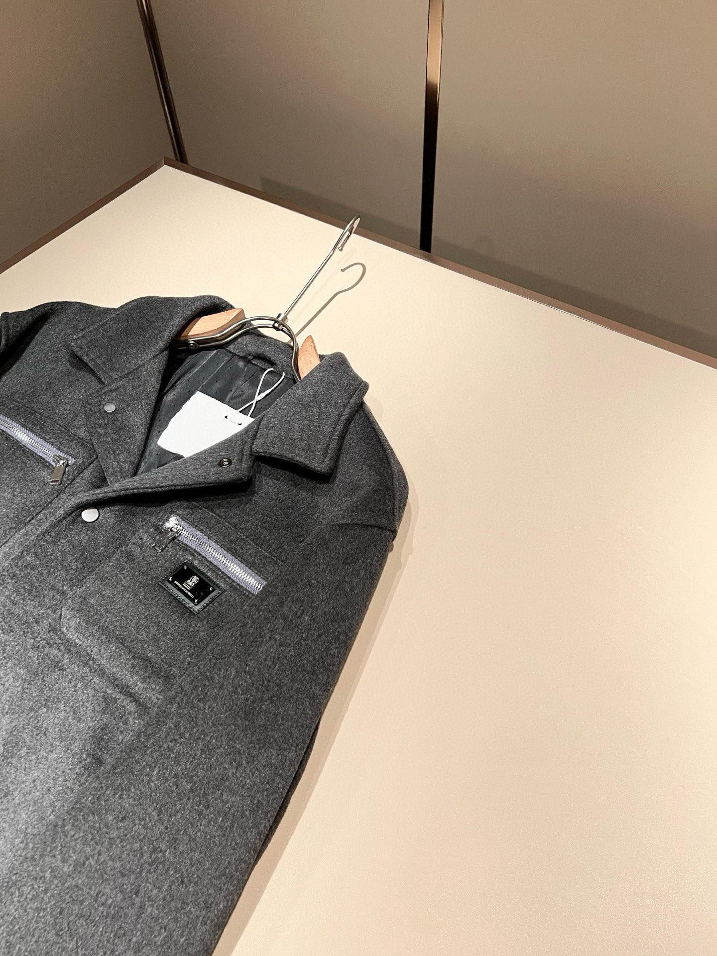 【⚠️🌾退换】Loro Piana诺悠翩雅 2025秋冬新品男士休闲夹克外套，外贸公司订单！客供羊毛呢材