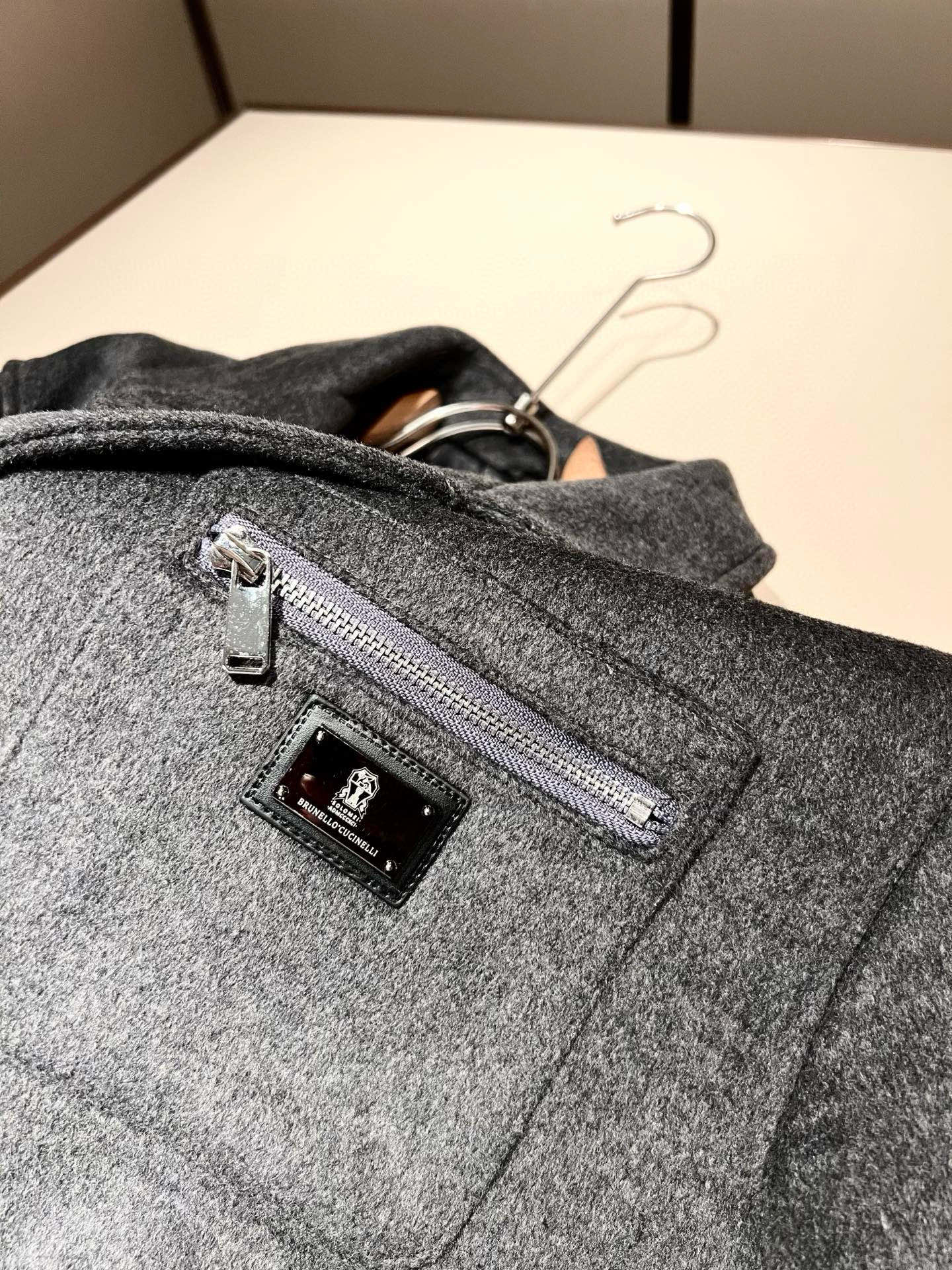 【⚠️🌾退换】Loro Piana诺悠翩雅 2025秋冬新品男士休闲夹克外套，外贸公司订单！客供羊毛呢材