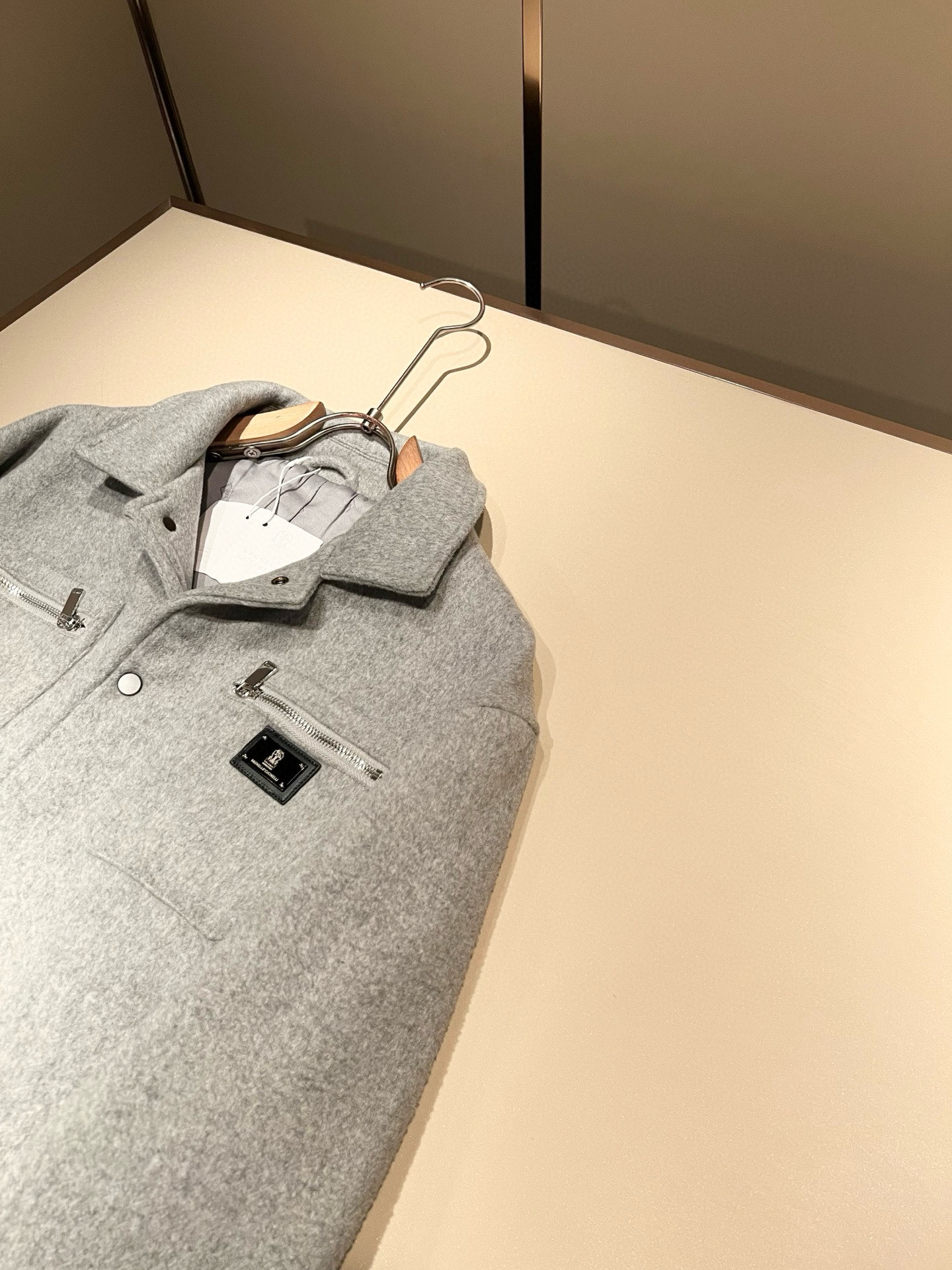 【⚠️🌾退换】Loro Piana诺悠翩雅 2025秋冬新品男士休闲夹克外套，外贸公司订单！客供羊毛呢材