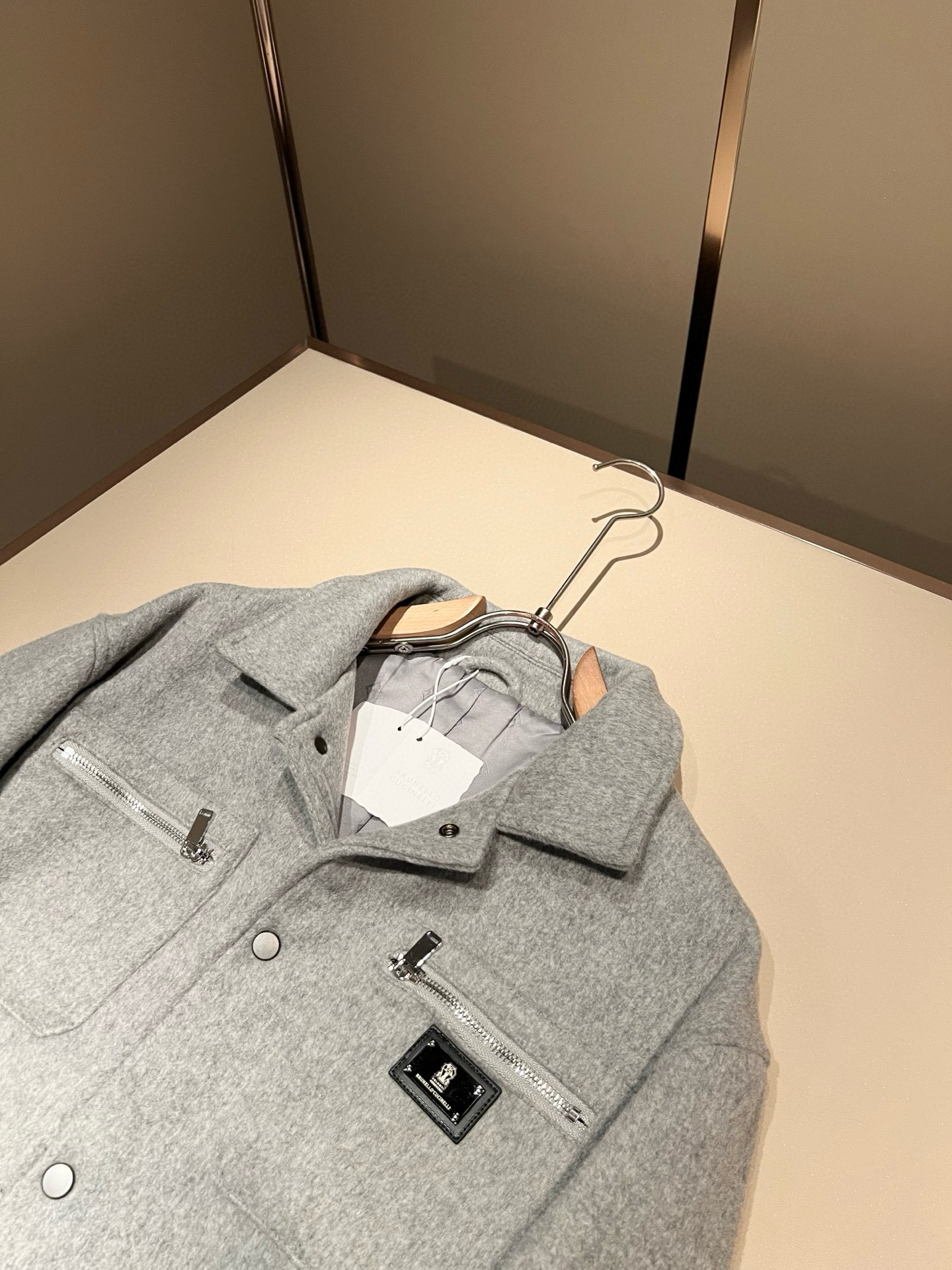 【⚠️🌾退换】Loro Piana诺悠翩雅 2025秋冬新品男士休闲夹克外套，外贸公司订单！客供羊毛呢材