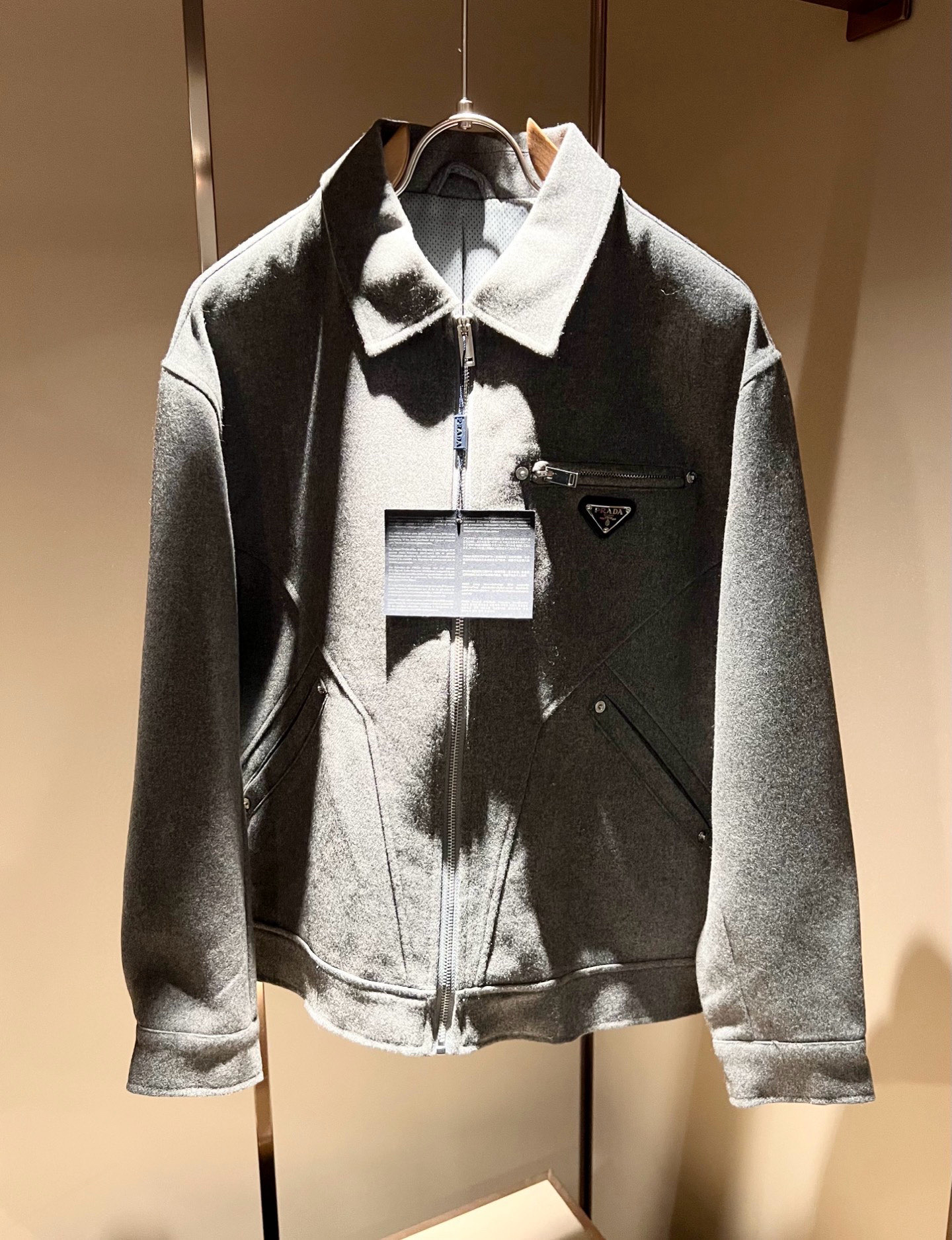 【⚠️🌾退换】PRAD*A普*达 2025秋冬休闲羊毛呢夹克外套，最新时尚休闲西服套装，贸易公司渠道稀出