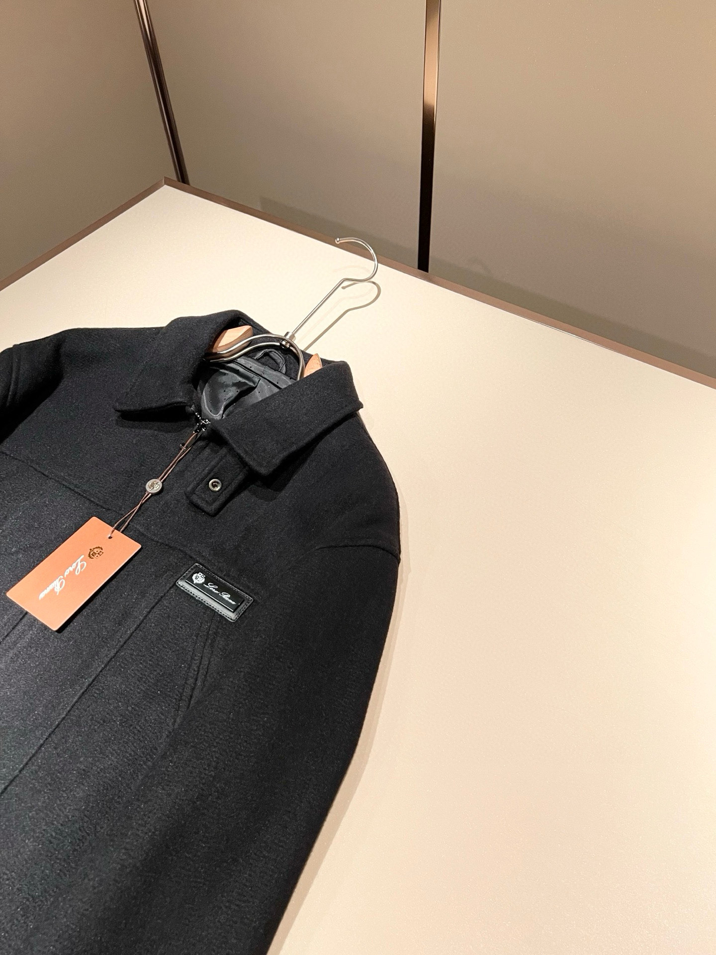 【⚠️🌾退换】Loro Piana诺悠翩雅 2025秋冬新品男士休闲夹克外套，外贸公司订单！客供羊毛呢材