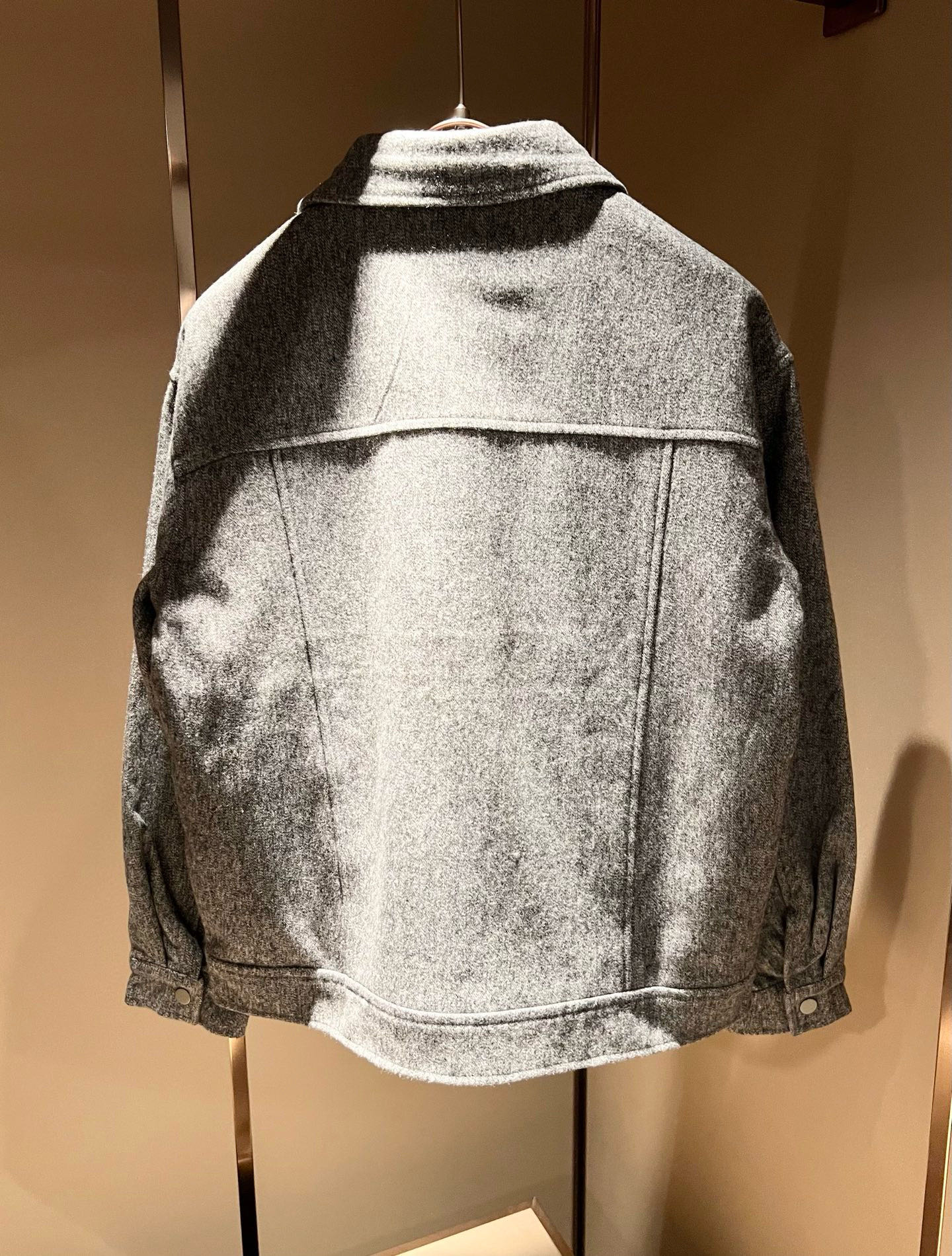 【⚠️🌾退换】Loro Piana诺悠翩雅 2025秋冬新品男士休闲夹克外套，外贸公司订单！客供羊毛呢材