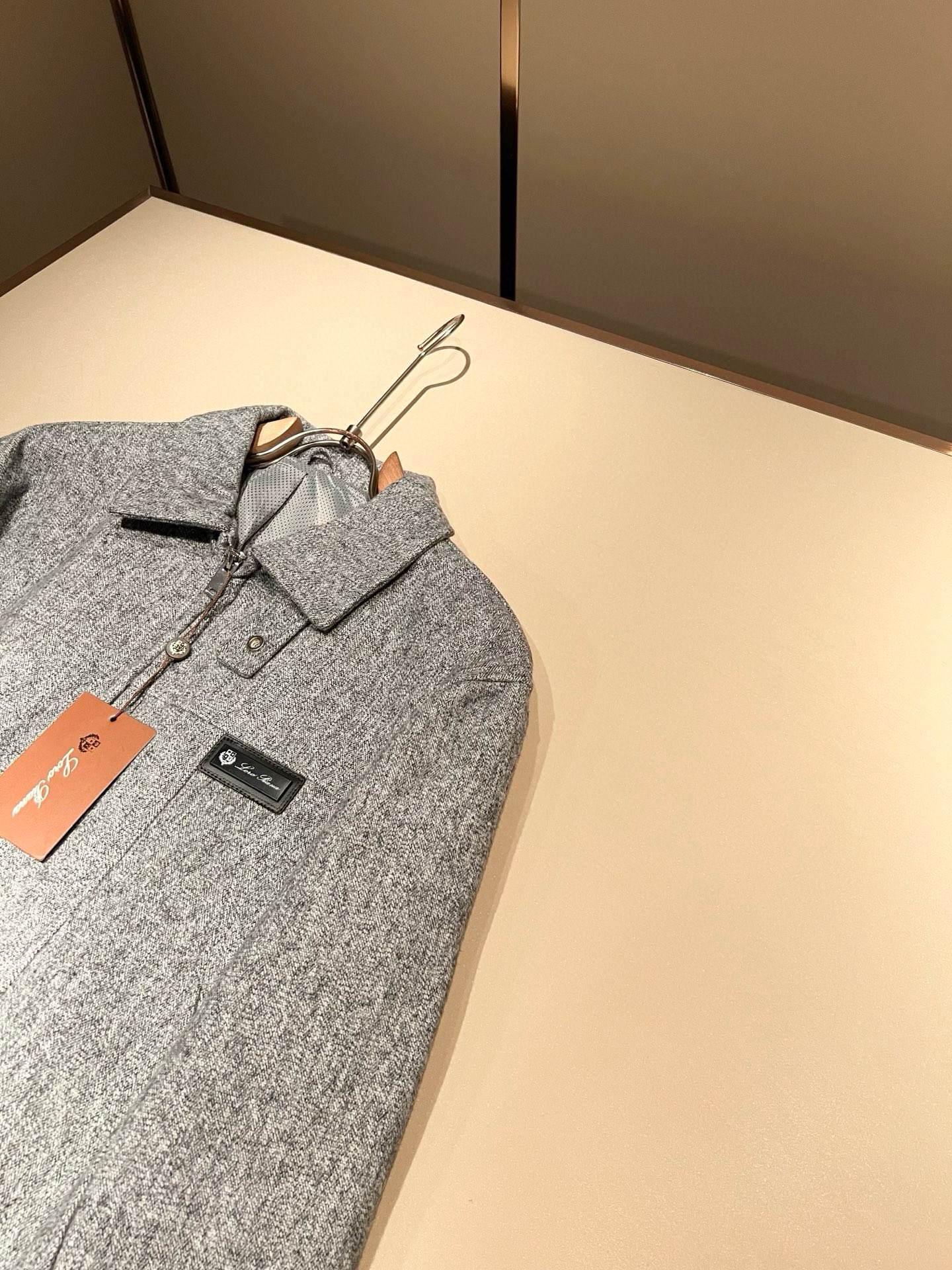 【⚠️🌾退换】Loro Piana诺悠翩雅 2025秋冬新品男士休闲夹克外套，外贸公司订单！客供羊毛呢材