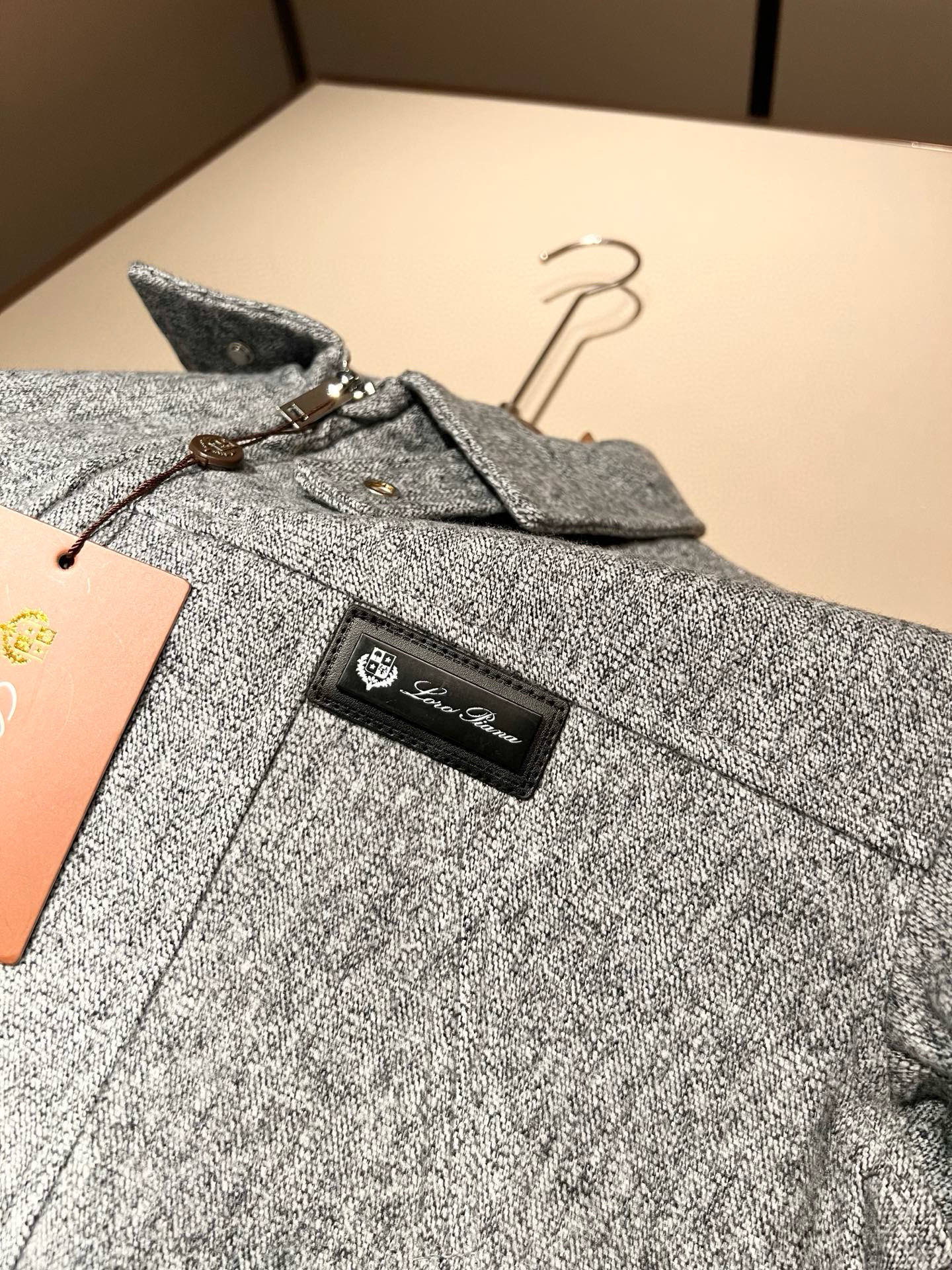 【⚠️🌾退换】Loro Piana诺悠翩雅 2025秋冬新品男士休闲夹克外套，外贸公司订单！客供羊毛呢材