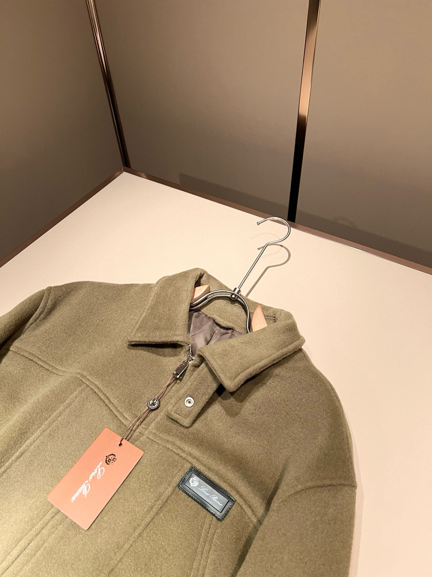 【⚠️🌾退换】Loro Piana诺悠翩雅 2025秋冬新品男士休闲夹克外套，外贸公司订单！客供羊毛呢材