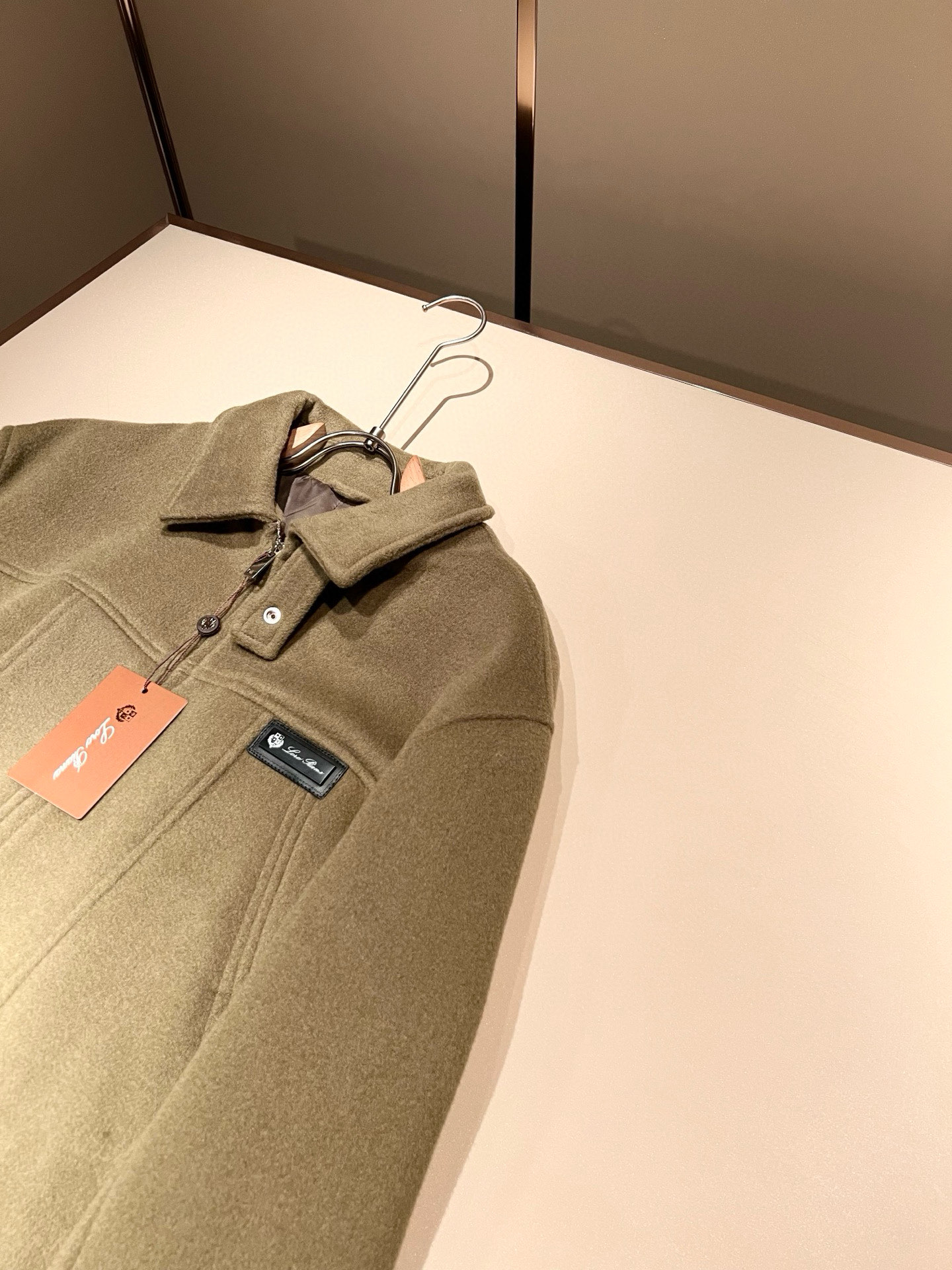 【⚠️🌾退换】Loro Piana诺悠翩雅 2025秋冬新品男士休闲夹克外套，外贸公司订单！客供羊毛呢材