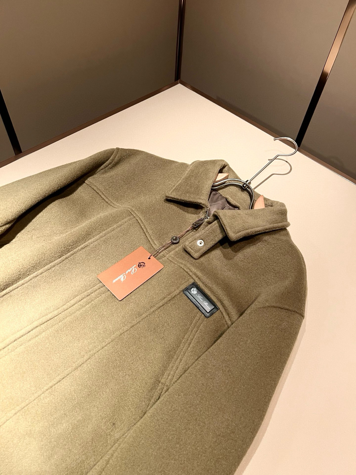 【⚠️🌾退换】Loro Piana诺悠翩雅 2025秋冬新品男士休闲夹克外套，外贸公司订单！客供羊毛呢材