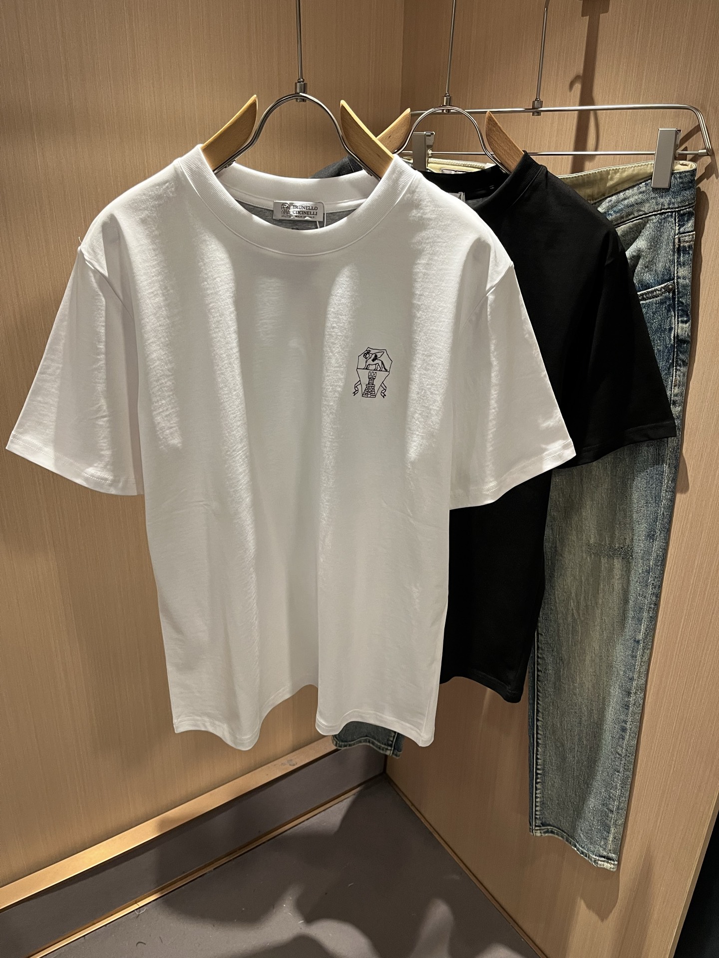 BC-Brunello Cucineli 2026春夏新款男士短袖T恤，众多明星都爱穿的时尚百搭单品！胸