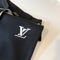 Louls**Vultt*n路易*登 2026春夏新款松紧腰休闲裤 !前后标识logo图案刺绣修饰!采用 Louls**Vultt*n路易*登 2026春夏新款松紧腰休闲裤 !前后标识logo图案刺绣修饰!采用