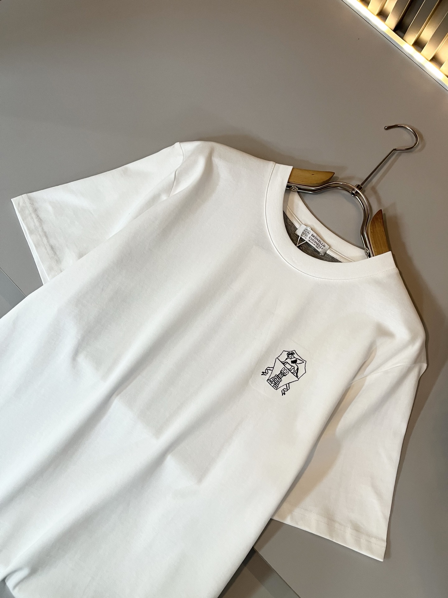 BC-Brunello Cucineli 2026春夏新款男士短袖T恤，众多明星都爱穿的时尚百搭单品！胸