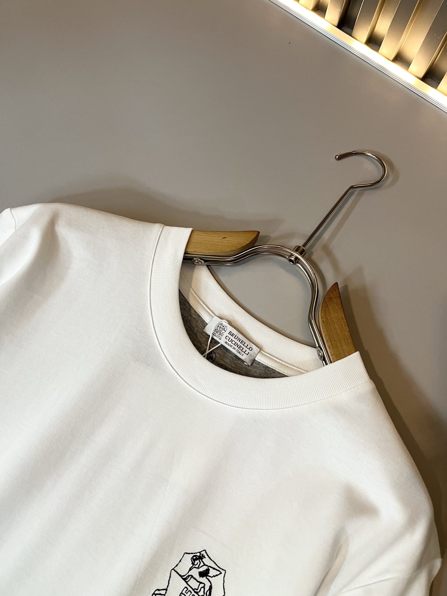 BC-Brunello Cucineli 2026春夏新款男士短袖T恤，众多明星都爱穿的时尚百搭单品！胸