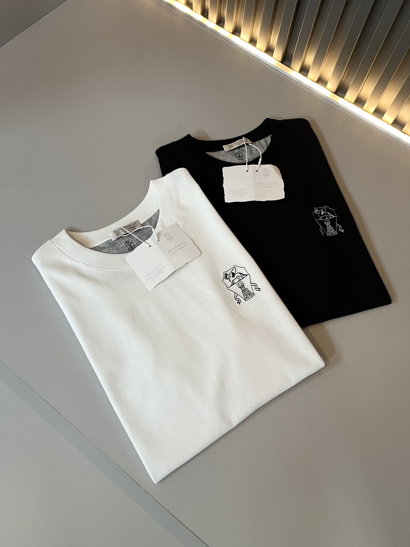 BC-Brunello Cucineli 2026春夏新款男士短袖T恤，众多明星都爱穿的时尚百搭单品！胸