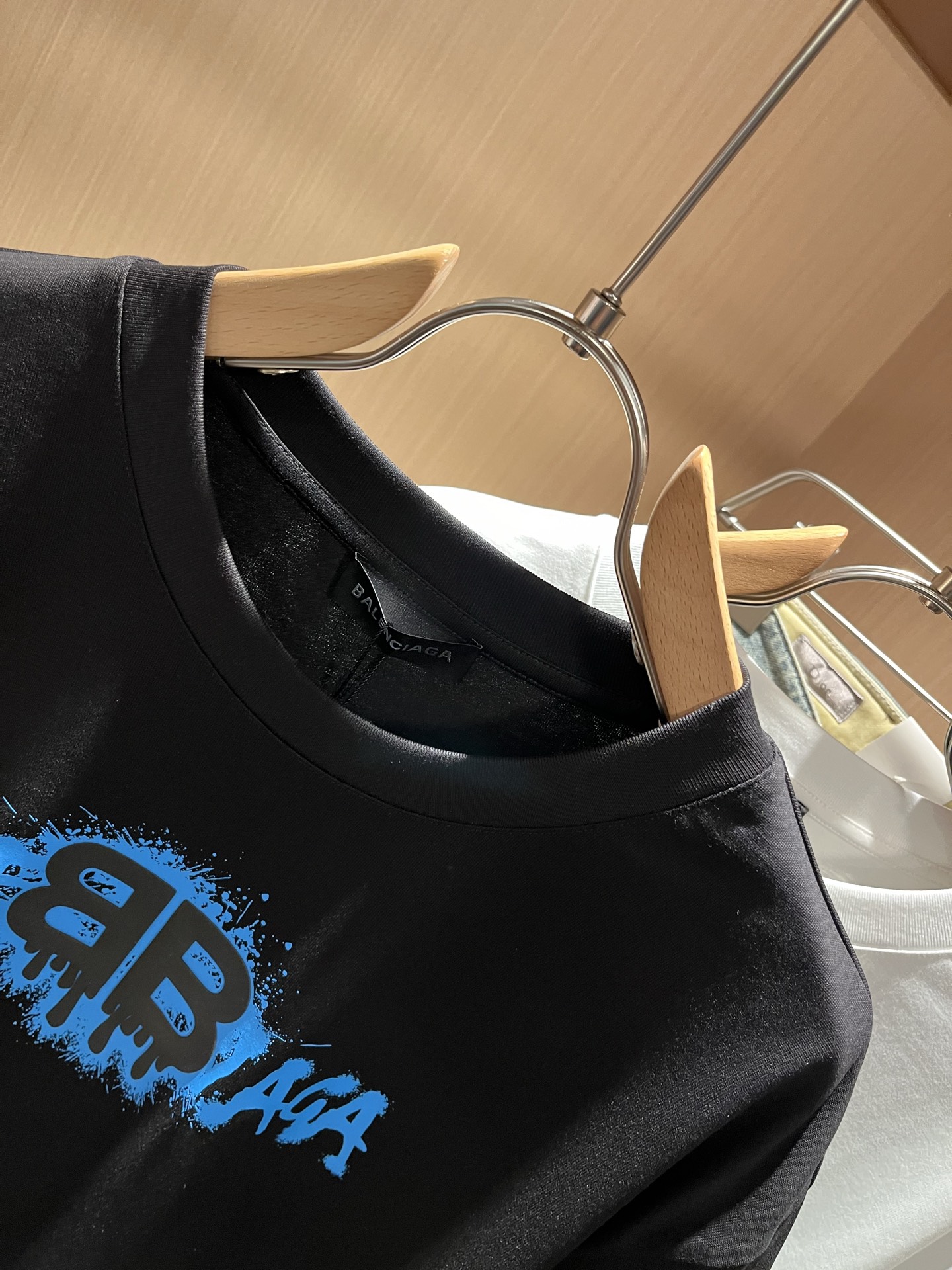 BALENCI*GA巴黎*家 2026春夏新款男女同款👫短袖T恤！走秀图案印花时尚休闲短袖T恤衫！设计l