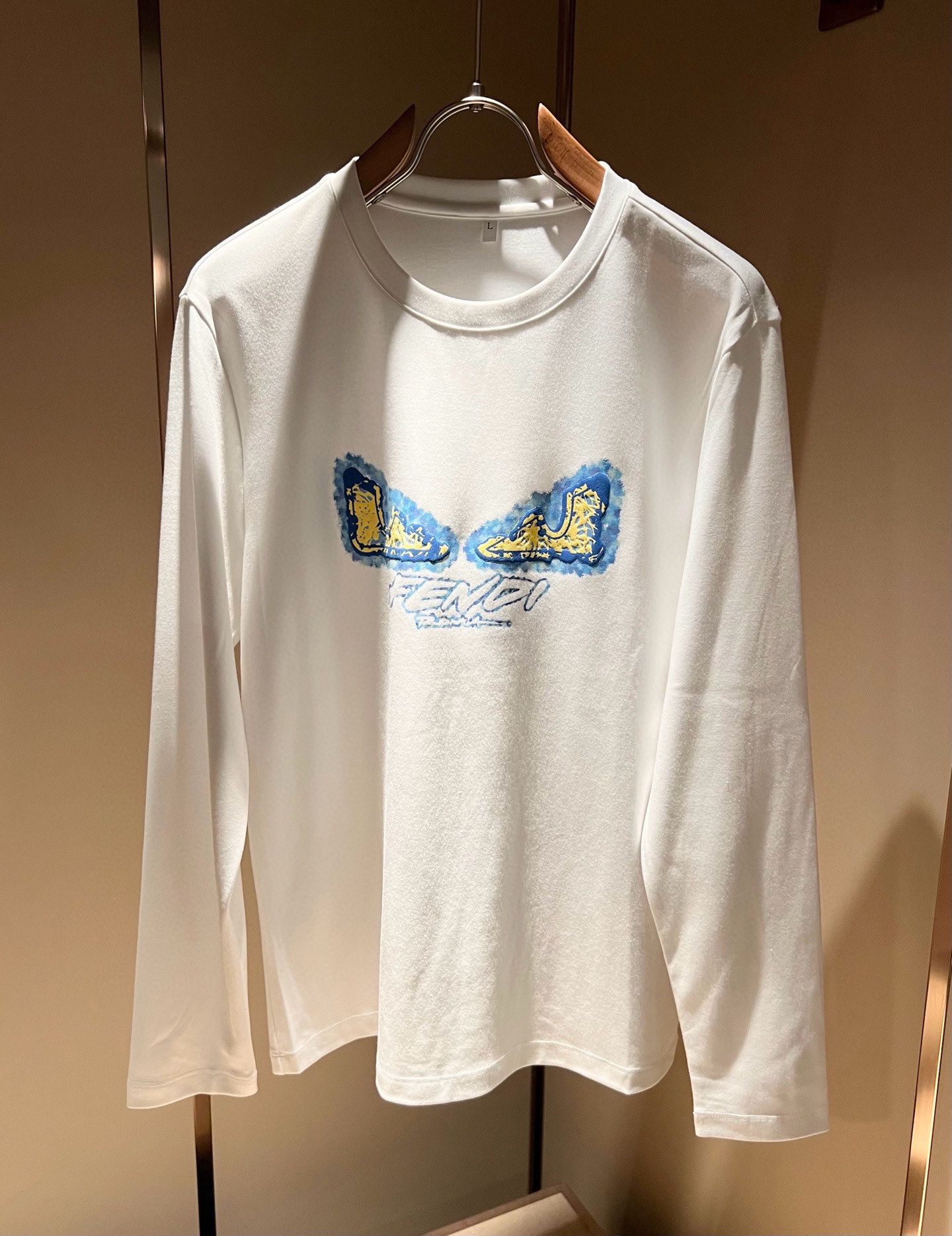 FEN*I 芬*迪2026春夏新款FD家族FF男女同款👫打底衫，男女同款👫百搭极简短袖。意大利原厂订单，