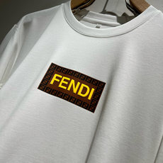 FEN*I 芬*迪2026春夏新款FD家族FF男女同款👫打底衫,男女同款👫百搭极简短袖。意大利原厂订单, FEN*I 芬*迪2026春夏新款FD家族FF男女同款👫打底衫,男女同款👫百搭极简短袖。意大利原厂订单,