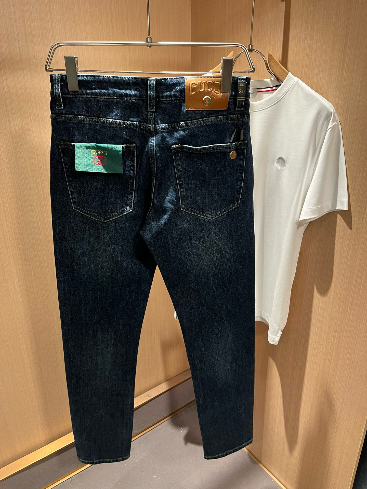 Guc*古奇 2026春夏新品男士高端休闲百搭四季通勤修身剪裁牛仔裤！对于粉丝来说，这样大气的经典设计足