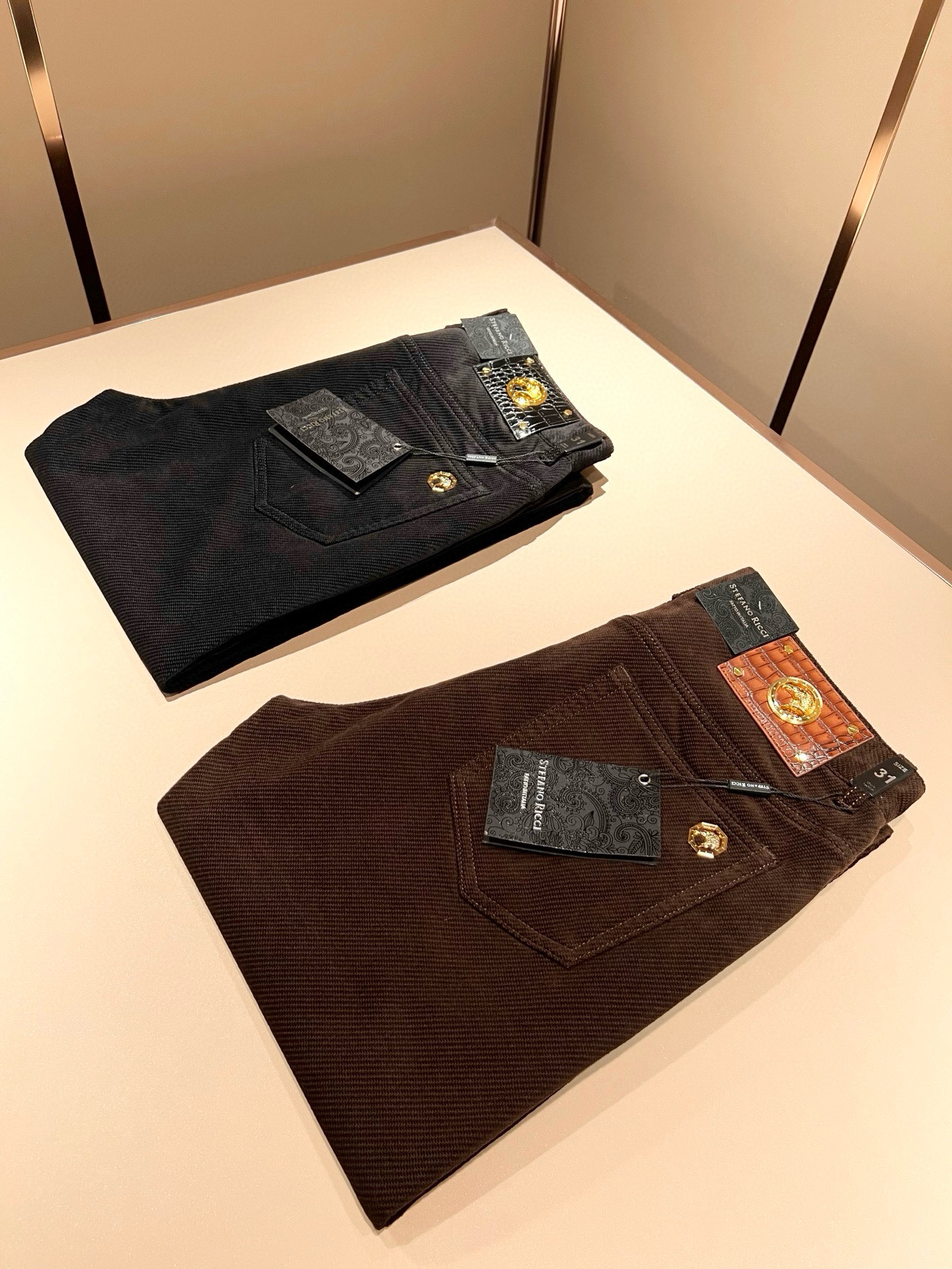 STEFANO RIC*I/史蒂芬.尼治 2026秋冬男士原单灯芯绒休闲裤，重磅推荐！品质“牛啤” 此款