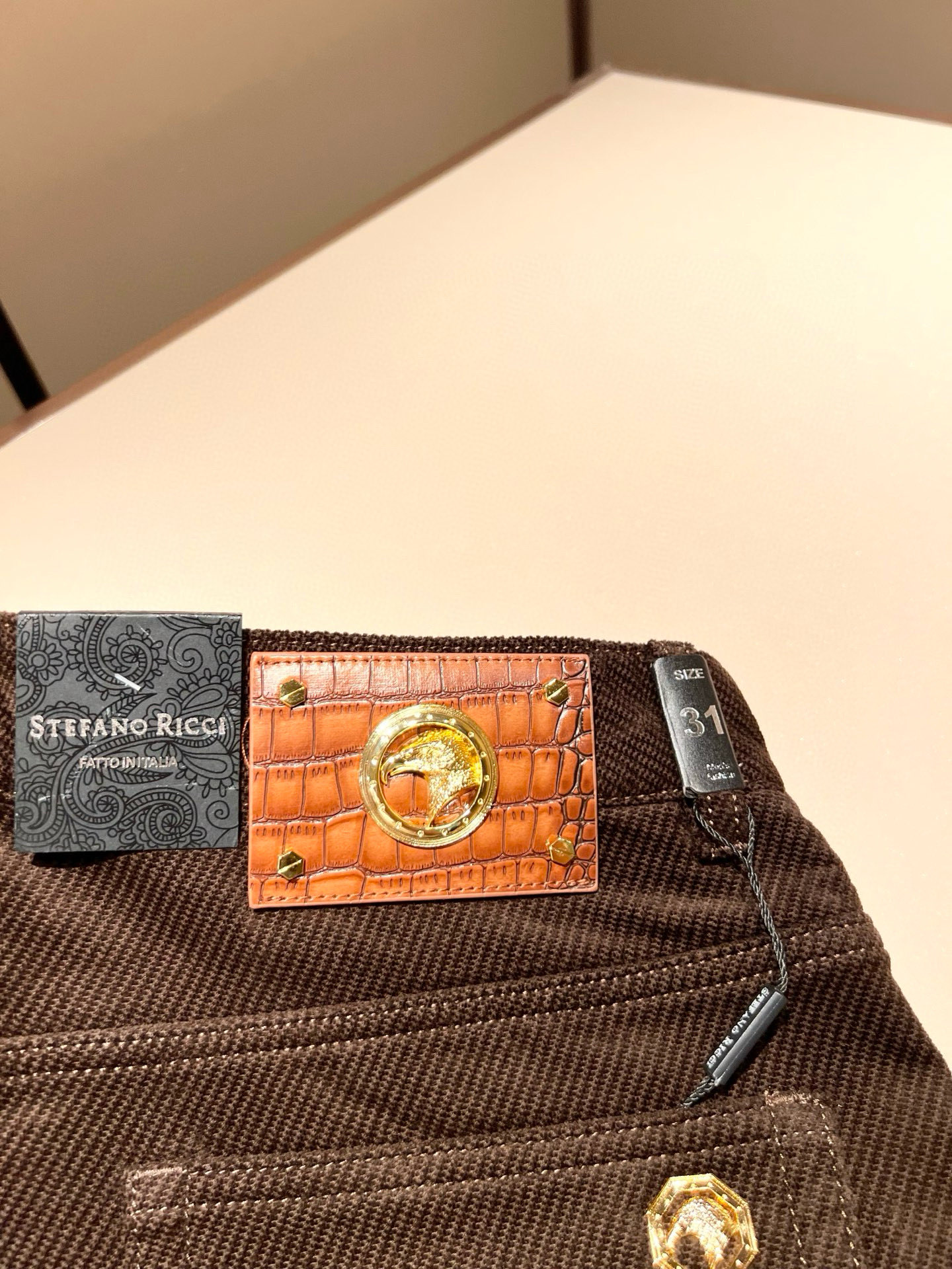 STEFANO RIC*I/史蒂芬.尼治 2026秋冬男士原单灯芯绒休闲裤，重磅推荐！品质“牛啤” 此款