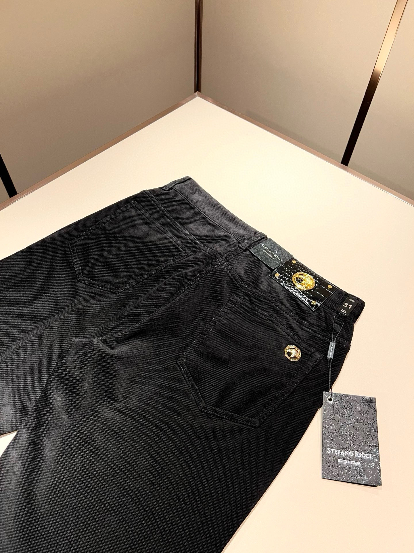 STEFANO RIC*I/史蒂芬.尼治 2026秋冬男士原单灯芯绒休闲裤，重磅推荐！品质“牛啤” 此款