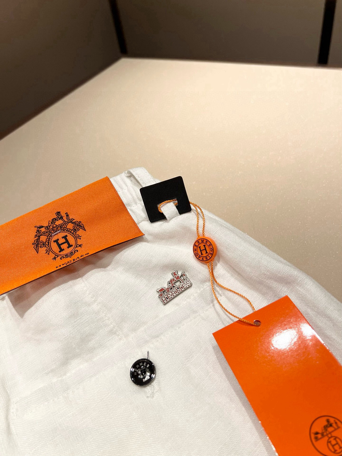 HERM*S 爱*仕 2026春夏男士高端纯亚麻休闲裤 海外贸易公司渠道订单 ！男士休闲修身直筒休闲裤！