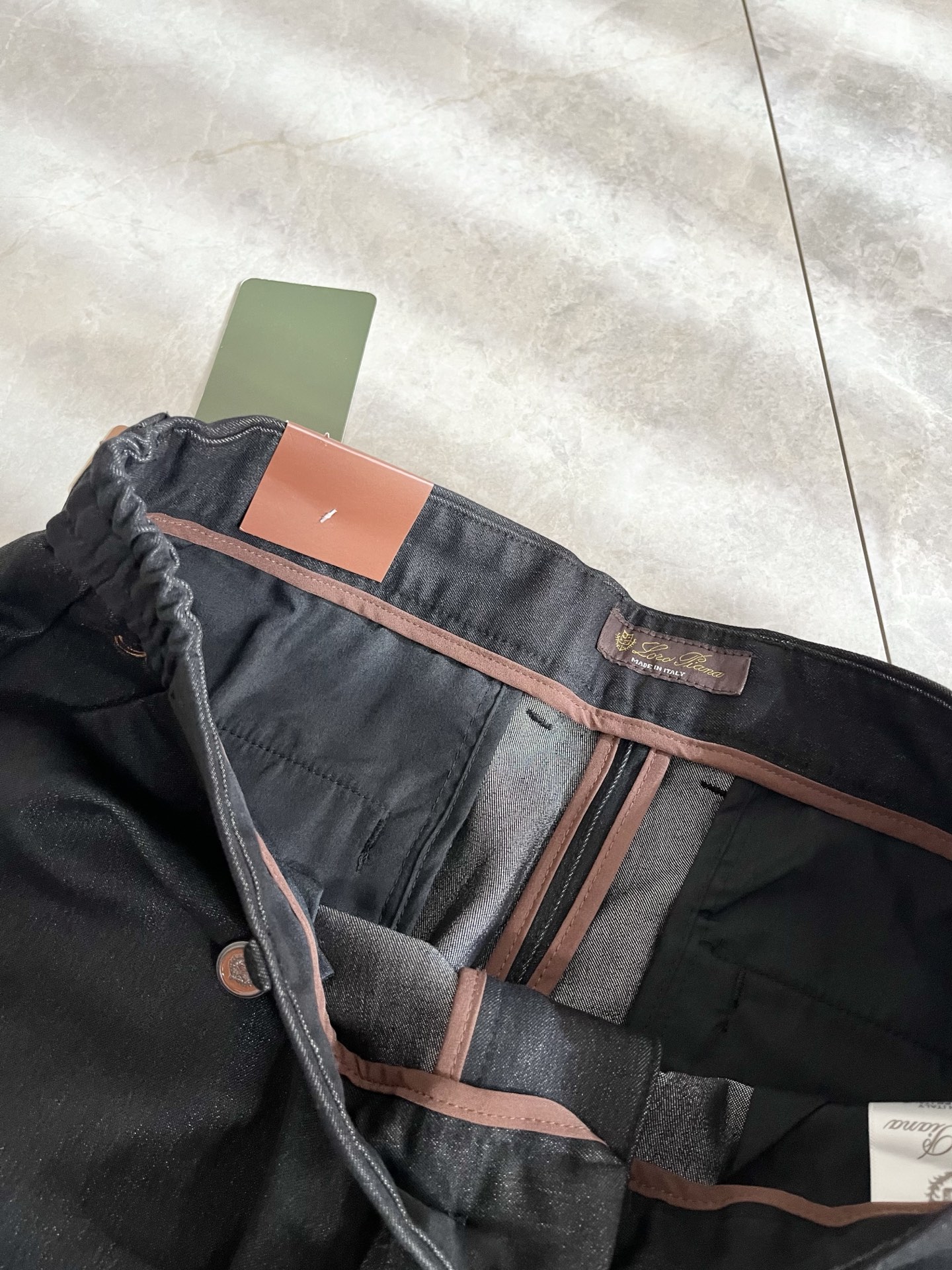 Loro Piana诺悠翩雅 2026春夏新品男士时装款高端休闲裤，香港洋行渠道货，日本原厂出品，纯血统