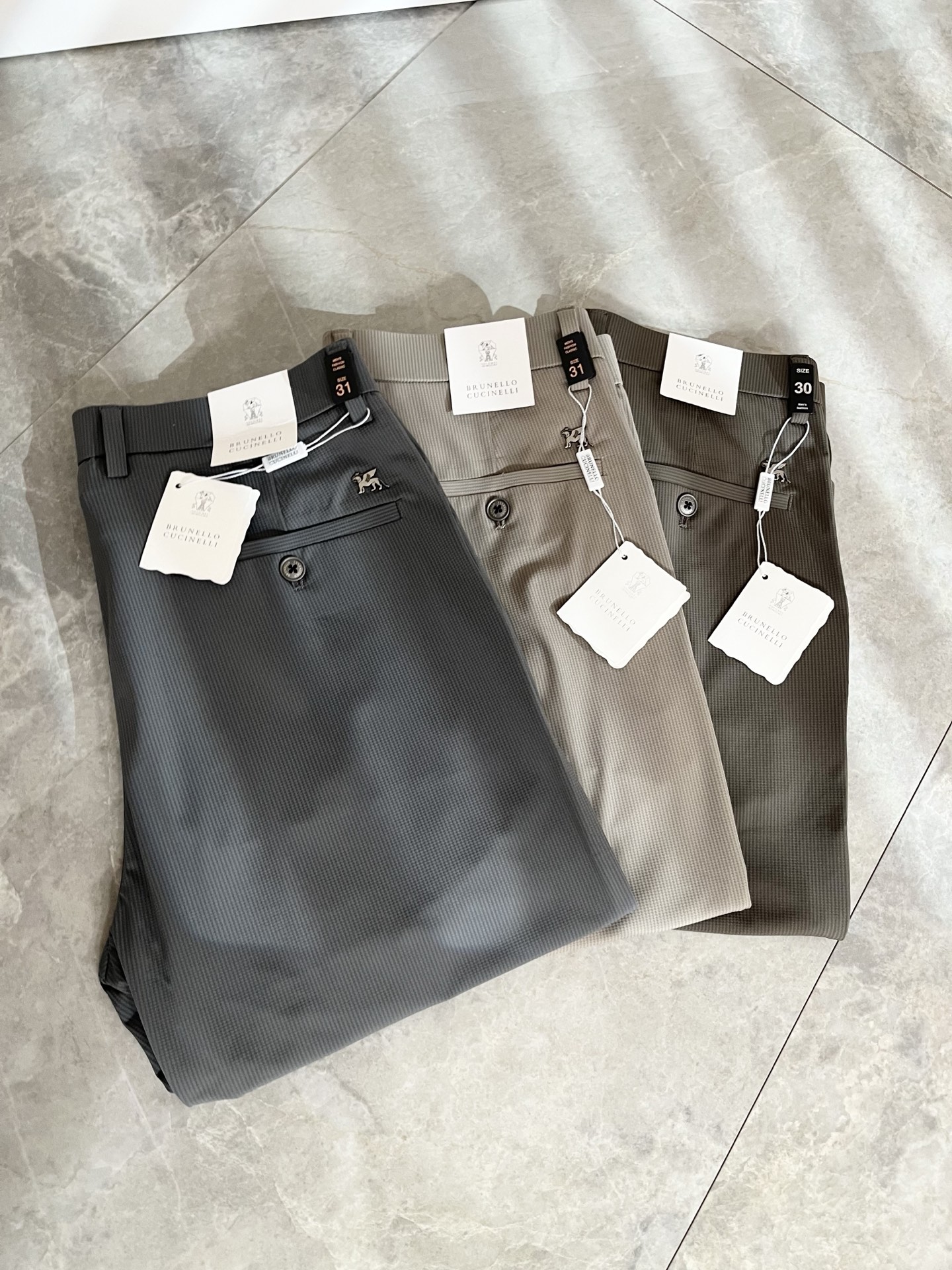 BC-Brunello Cucineli 2026春夏新品男士时装款高端休闲西裤，香港洋行渠道货，日本原
