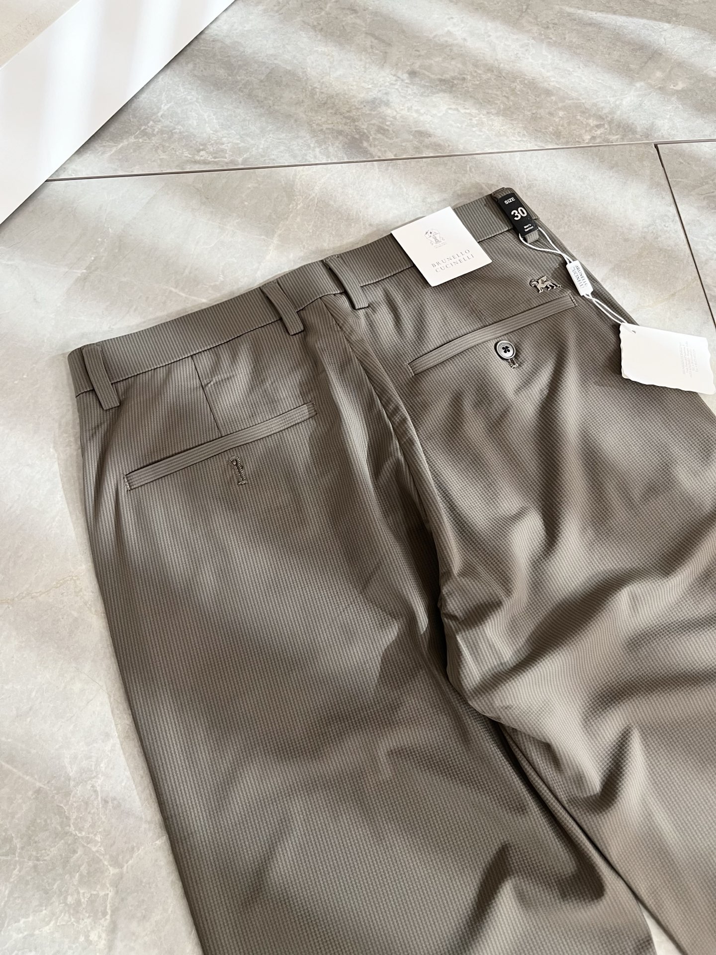 BC-Brunello Cucineli 2026春夏新品男士时装款高端休闲西裤，香港洋行渠道货，日本原