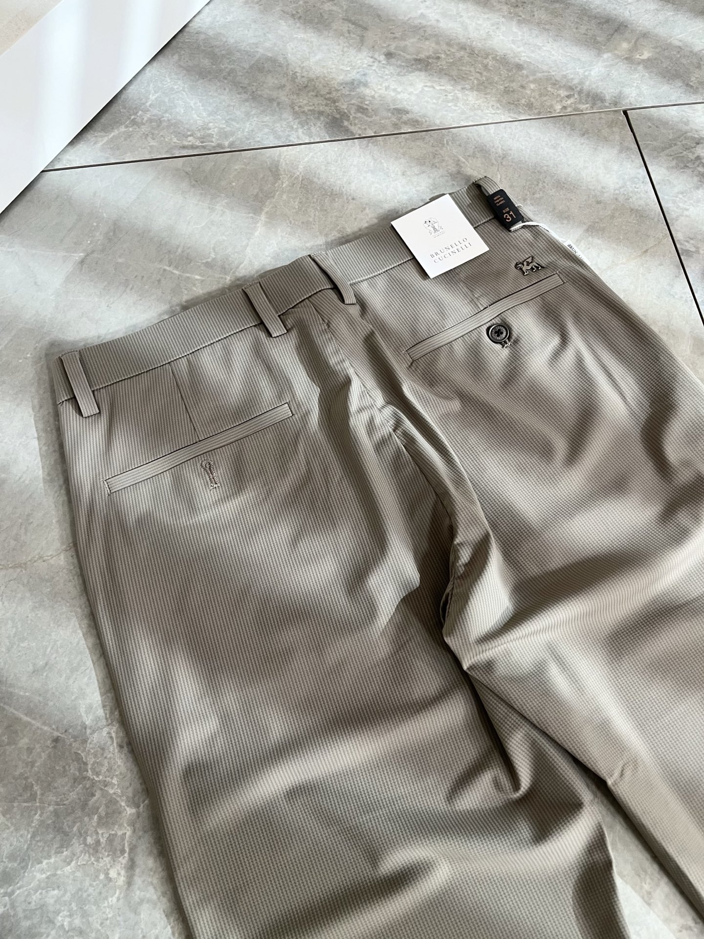 BC-Brunello Cucineli 2026春夏新品男士时装款高端休闲西裤，香港洋行渠道货，日本原
