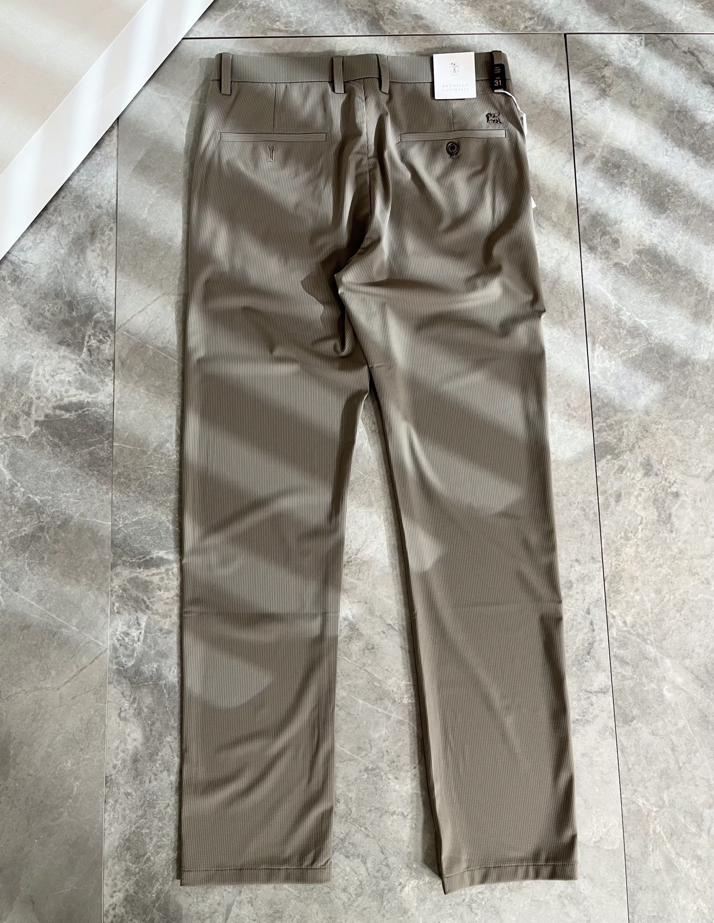 BC-Brunello Cucineli 2026春夏新品男士时装款高端休闲西裤，香港洋行渠道货，日本原