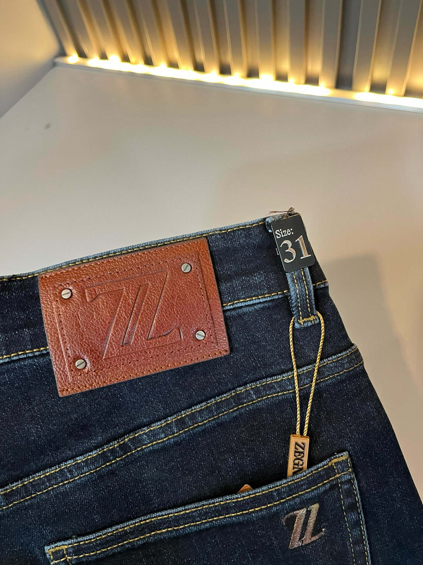 Zegna 杰尼亚 2026春夏新款男士休闲牛仔裤，压轴的渠道货出现了！！柜台同步销售！ 毫不夸张的说，