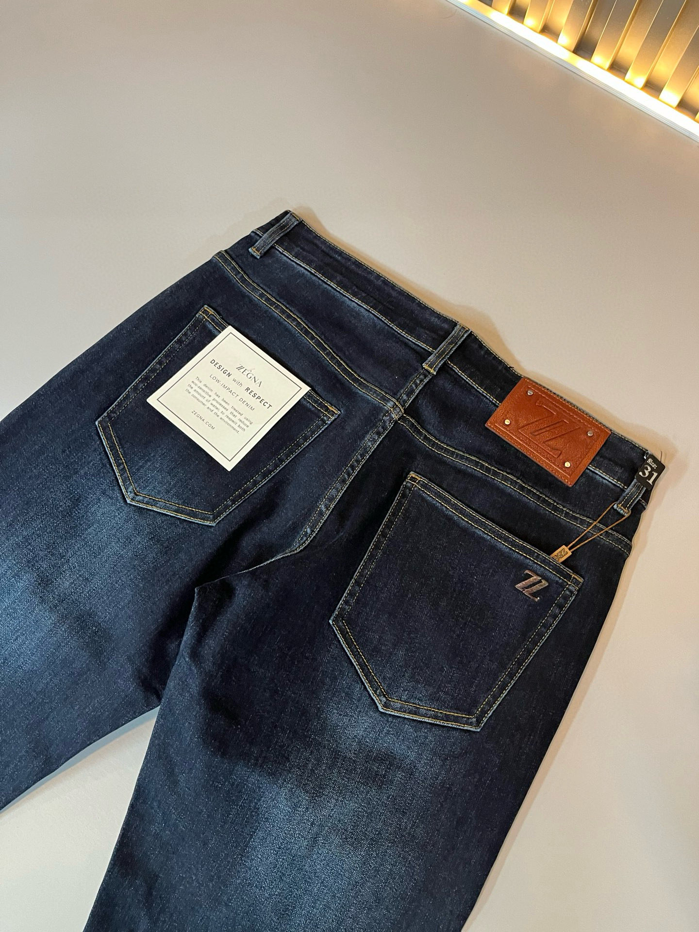 Zegna 杰尼亚 2026春夏新款男士休闲牛仔裤，压轴的渠道货出现了！！柜台同步销售！ 毫不夸张的说，