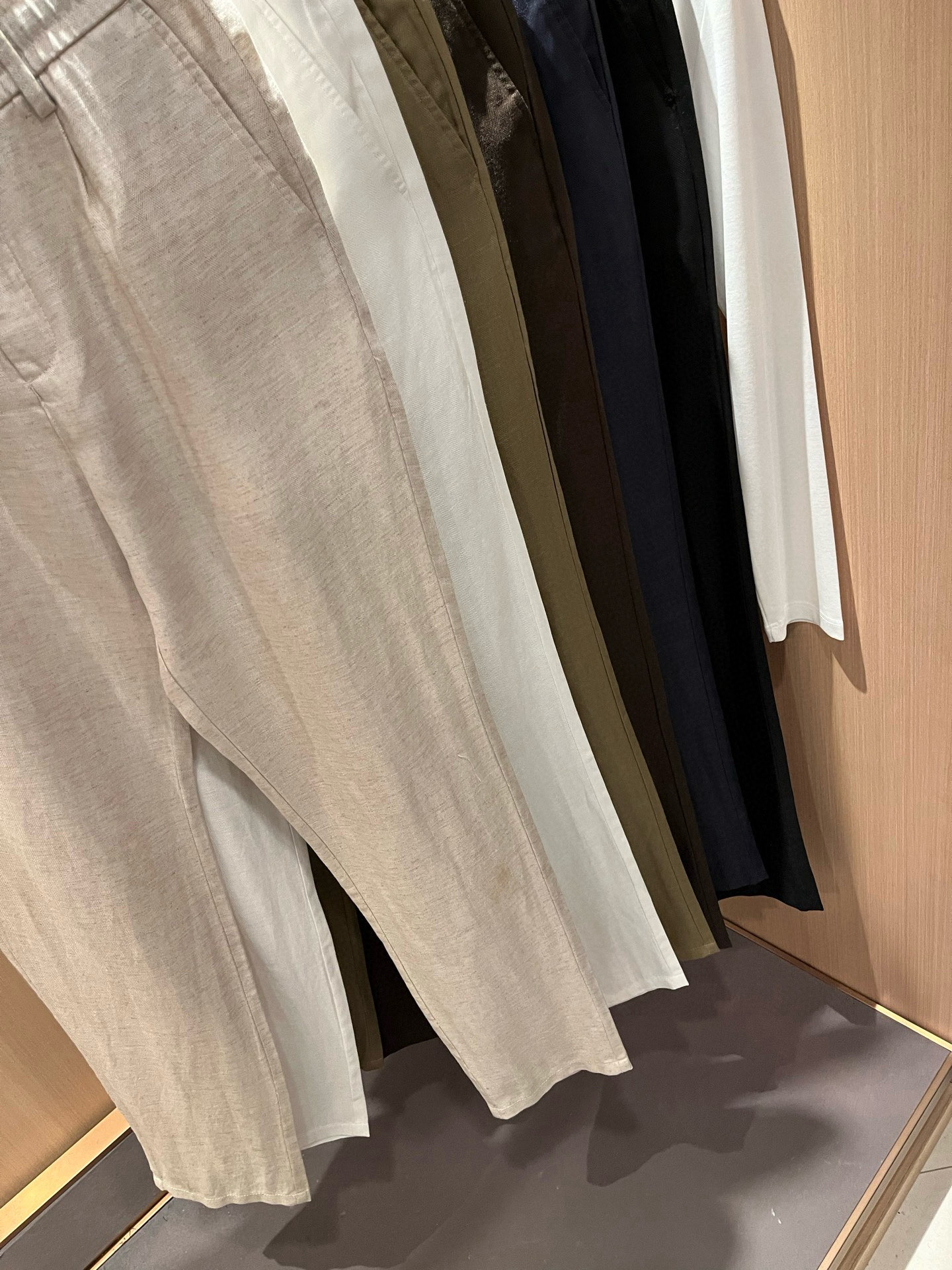 Loro Piana诺悠翩雅 2026春夏新品男士棉麻休闲裤，最新的贸易订单全品相！！网红款！上身舒适透