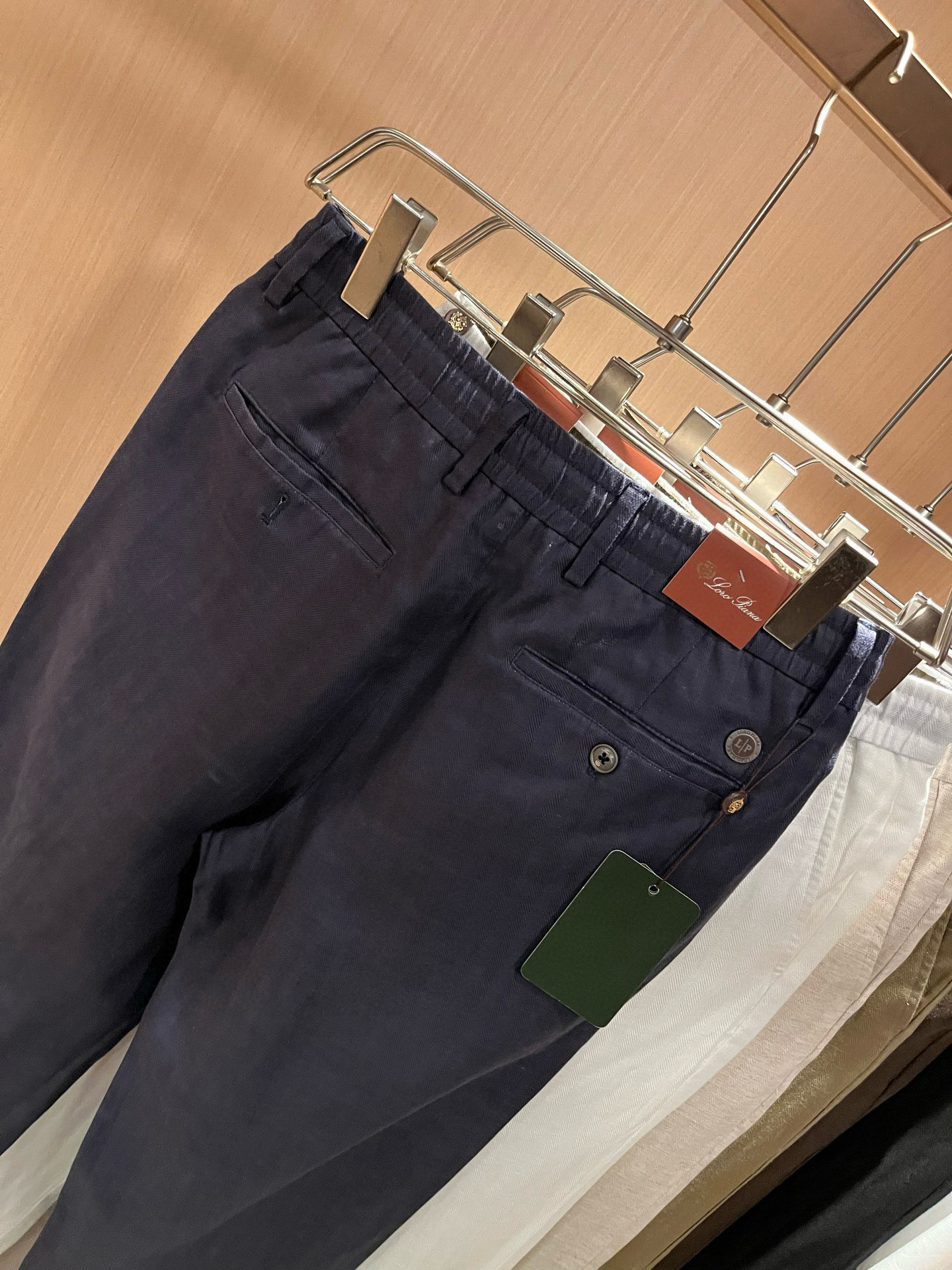 Loro Piana诺悠翩雅 2026春夏新品男士棉麻休闲裤，最新的贸易订单全品相！！网红款！上身舒适透