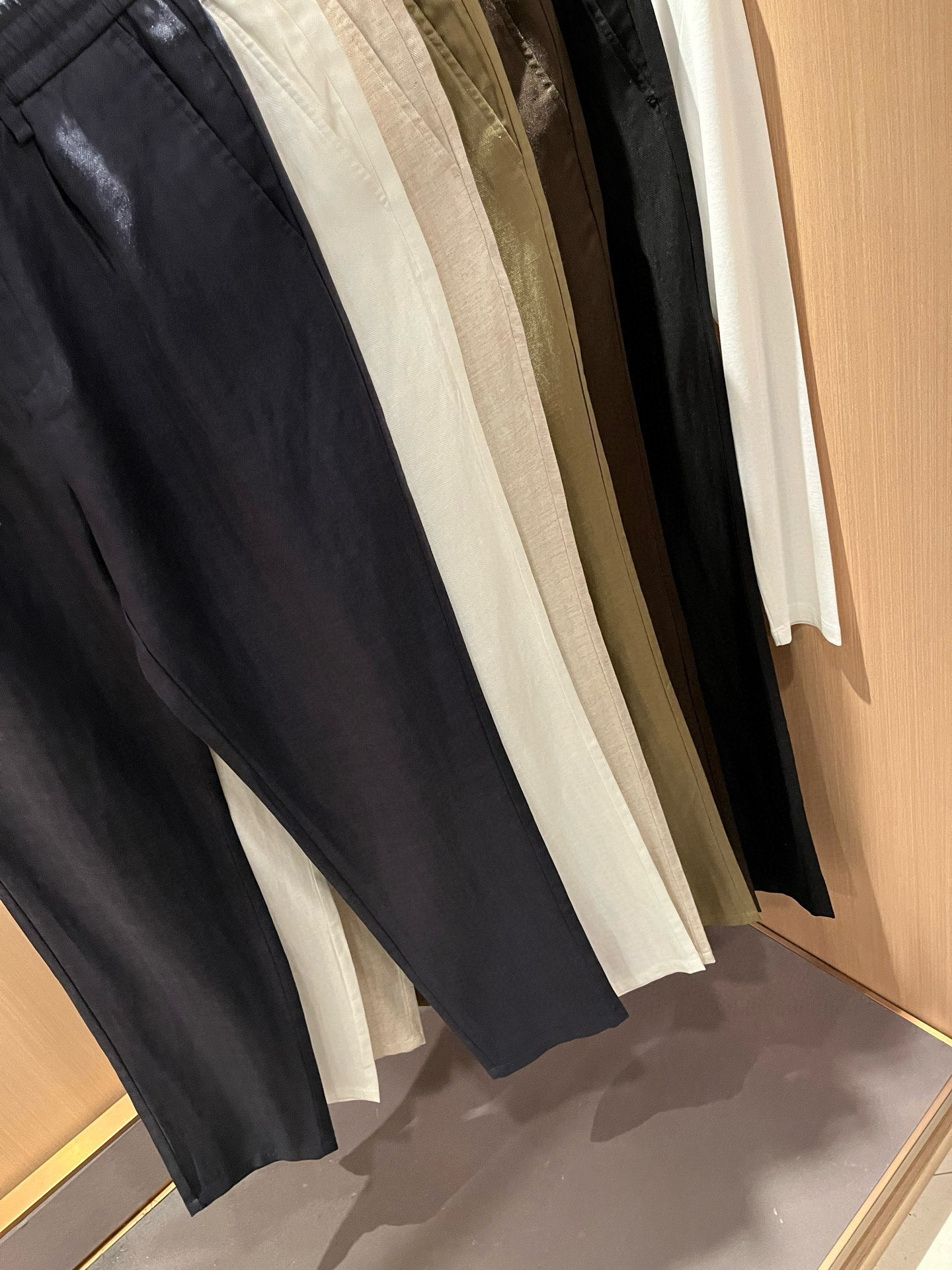 Loro Piana诺悠翩雅 2026春夏新品男士棉麻休闲裤，最新的贸易订单全品相！！网红款！上身舒适透